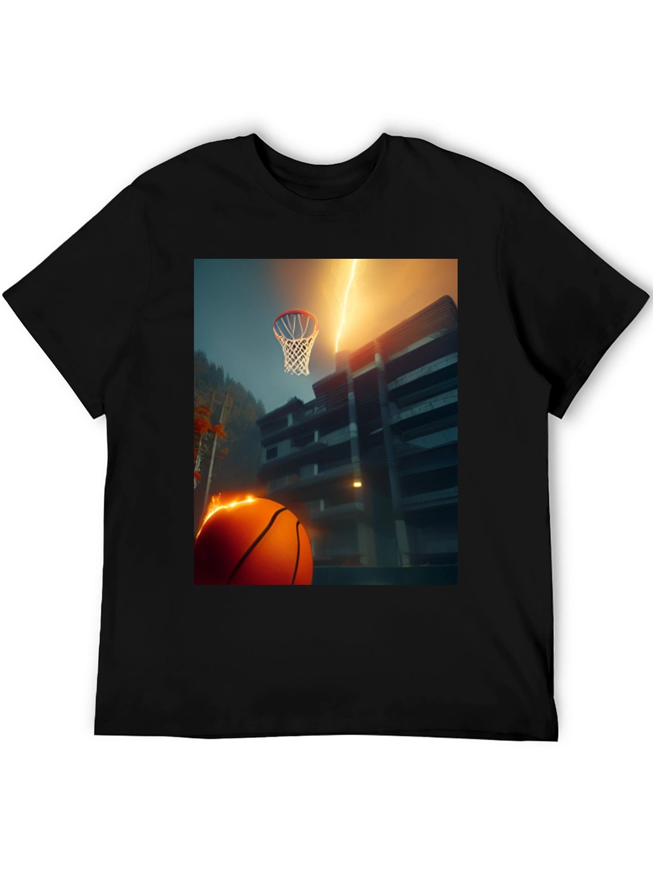 Basketball Lightning T-Shirt