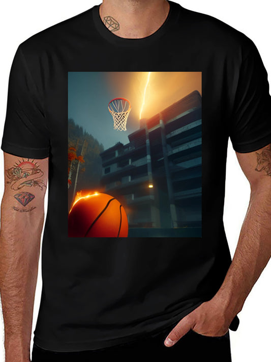 Basketball Lightning T-Shirt