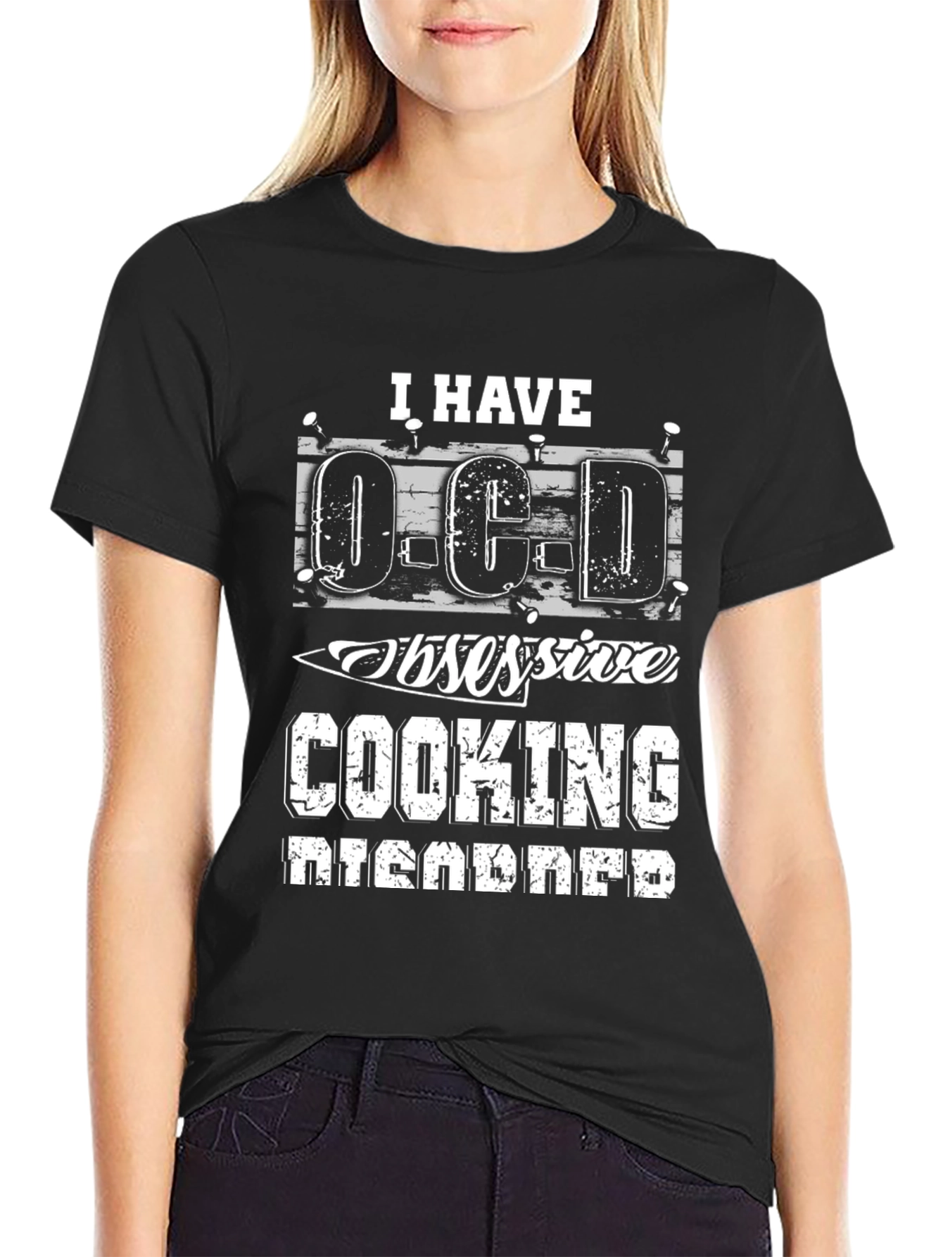 Obsessive Cooking Disorder Black T-Shirt