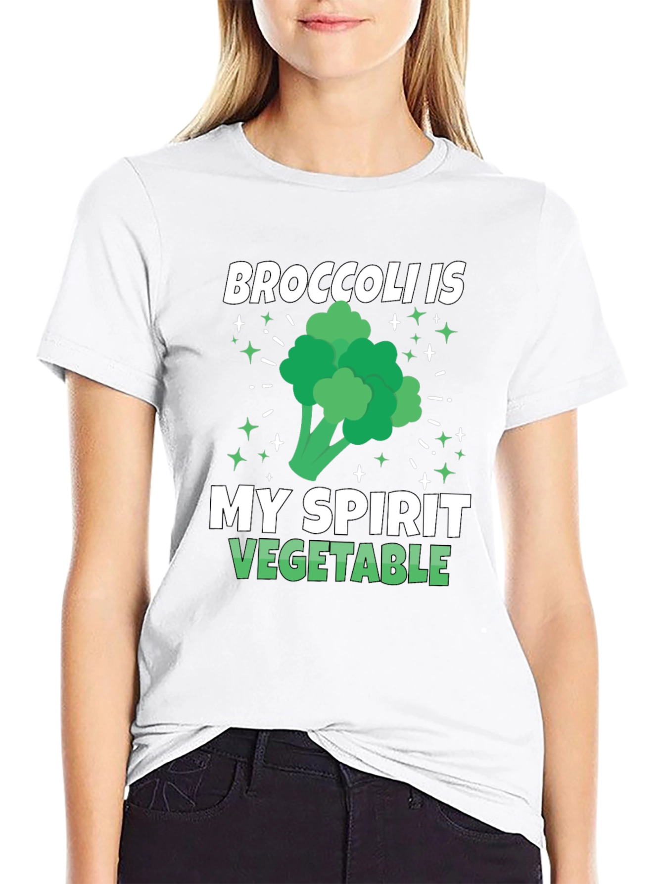 Broccoli Is My Spirit Vegetable Funny T-Shirt