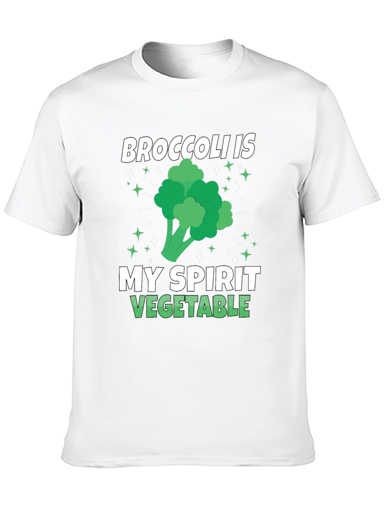 Broccoli Is My Spirit Vegetable Funny T-Shirt