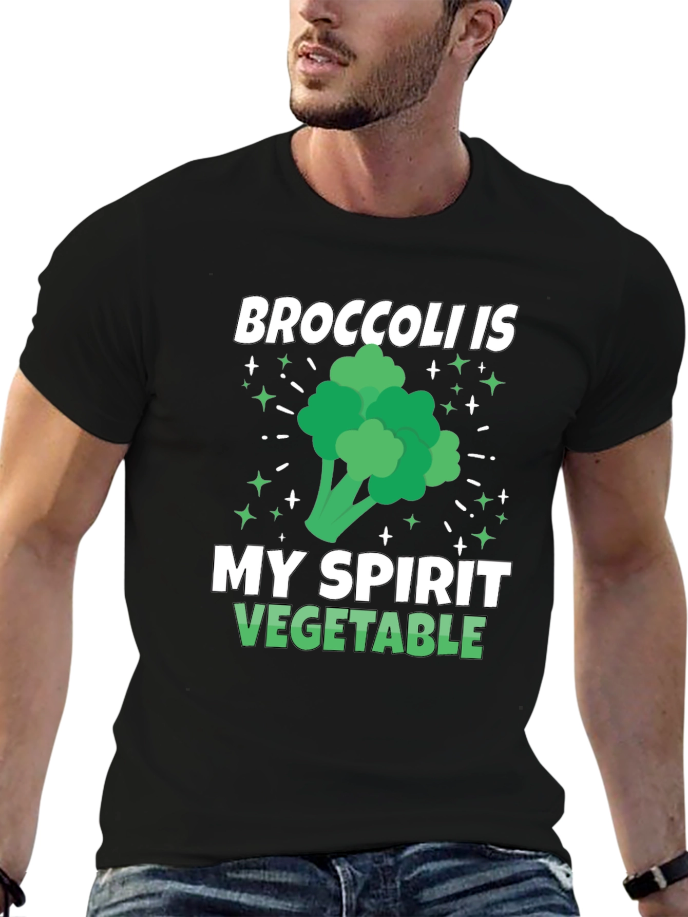 Broccoli Is My Spirit Vegetable Funny T-Shirt