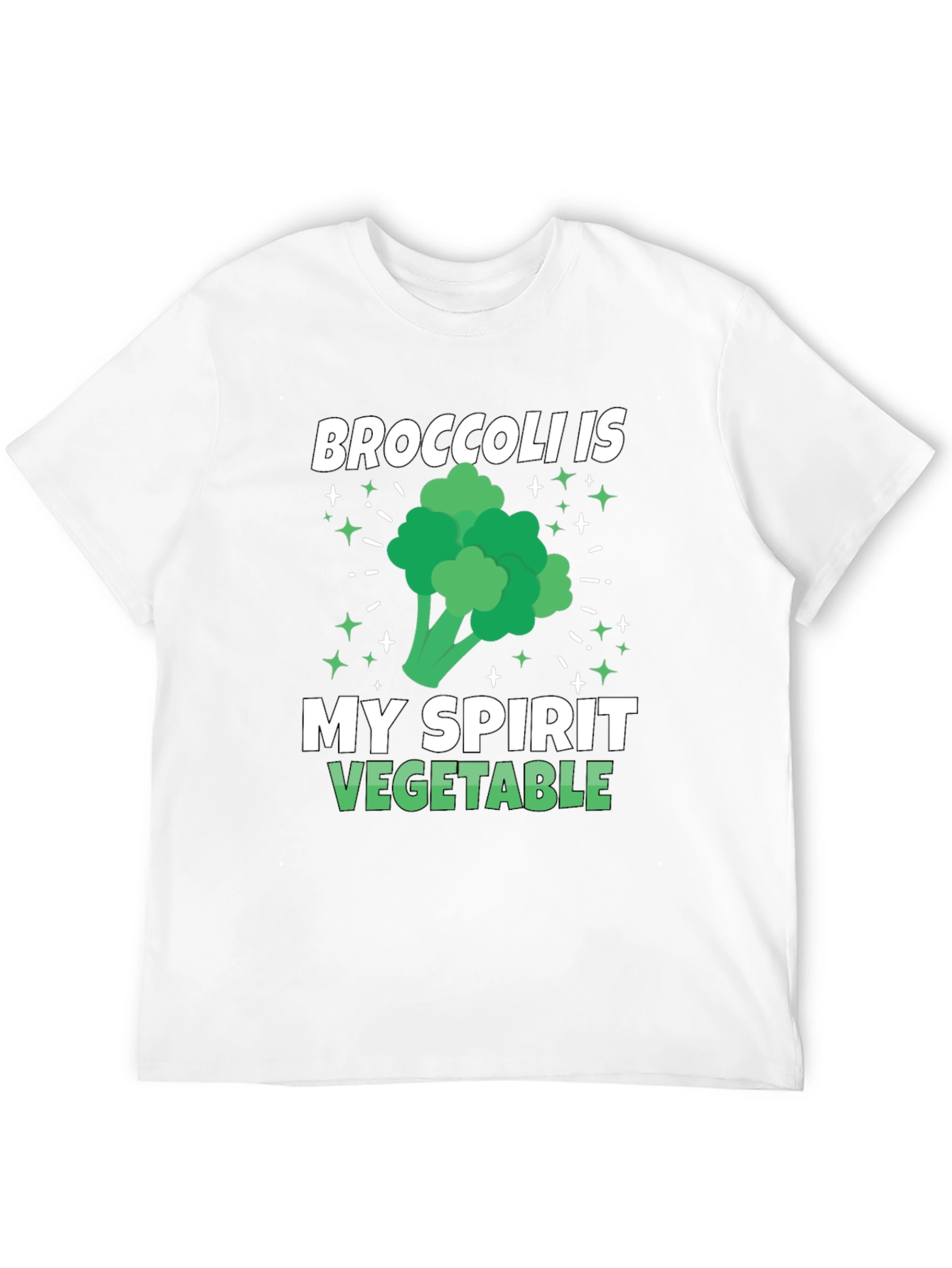 Broccoli Is My Spirit Vegetable Funny T-Shirt
