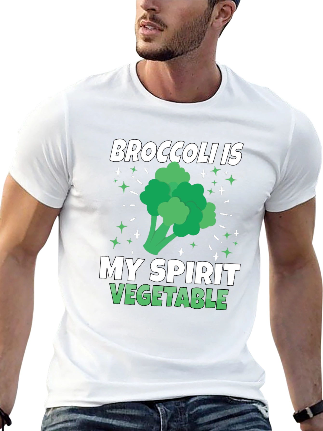 Broccoli Is My Spirit Vegetable Funny T-Shirt