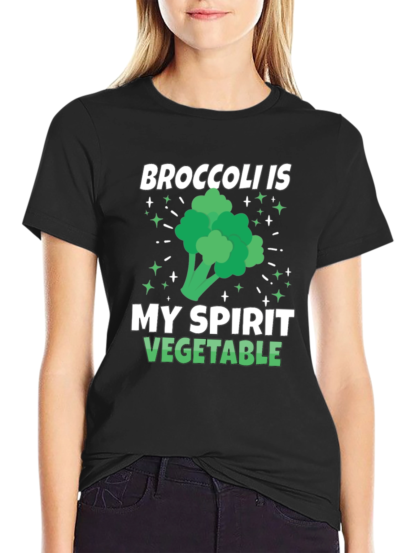 Broccoli Is My Spirit Vegetable Funny T-Shirt
