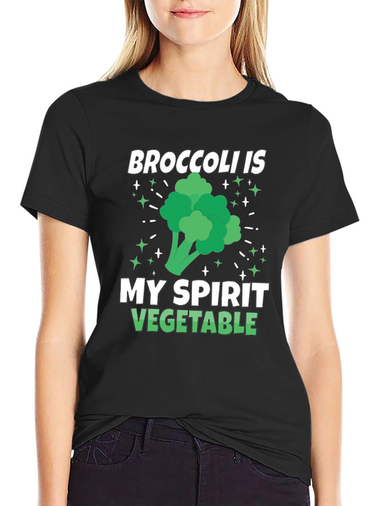 Broccoli Is My Spirit Vegetable Funny T-Shirt