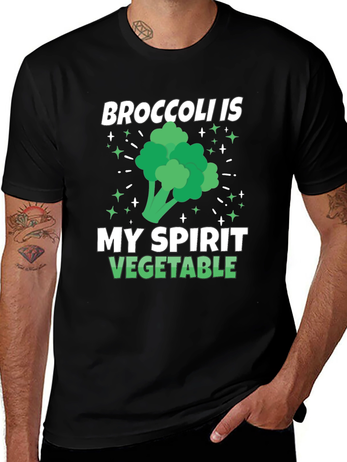 Broccoli Is My Spirit Vegetable Funny T-Shirt