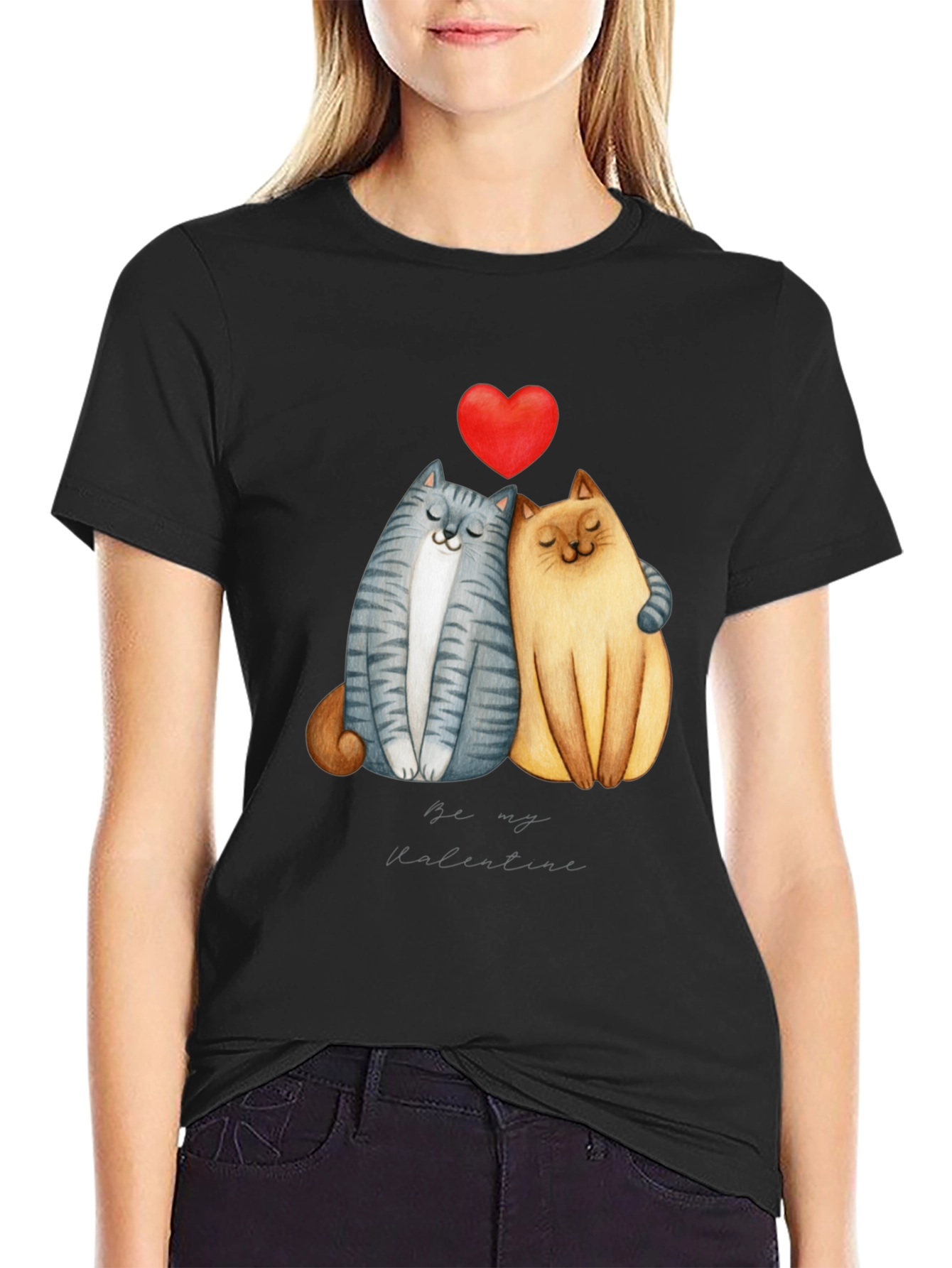 Cute Cats Valentines Day T-Shirt