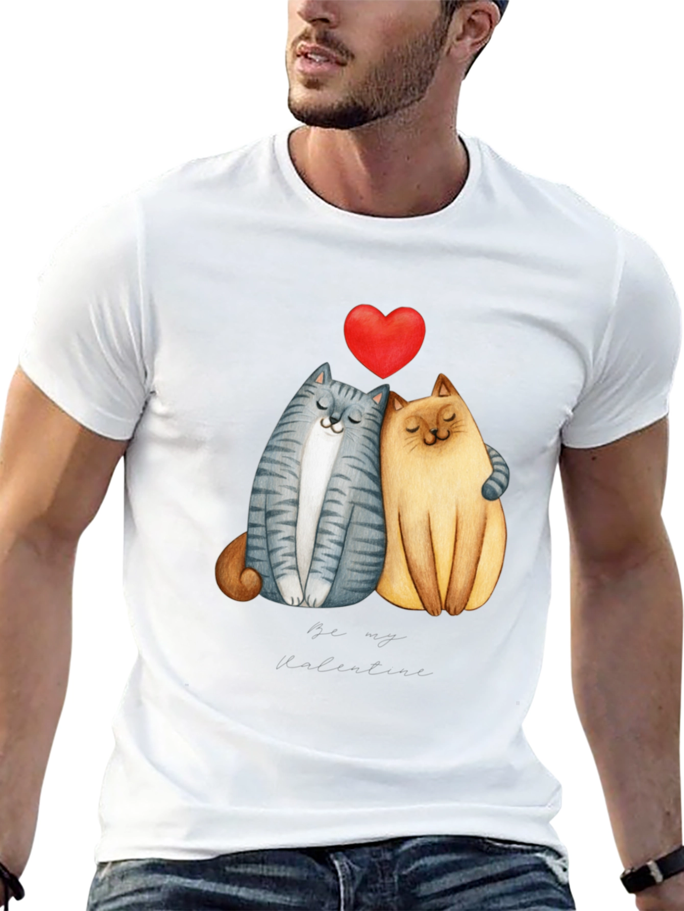 Cute Cats Valentines Day T-Shirt