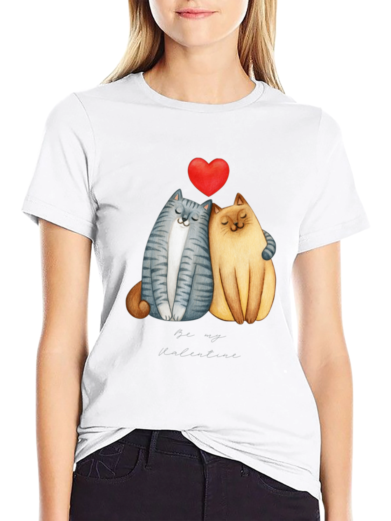 Cute Cats Valentines Day T-Shirt