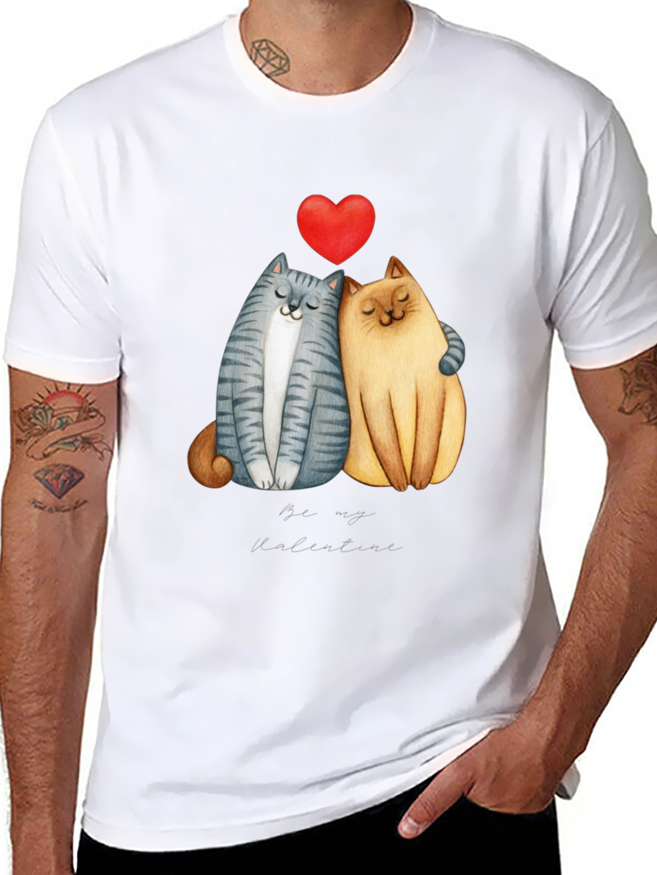 Cute Cats Valentines Day T-Shirt