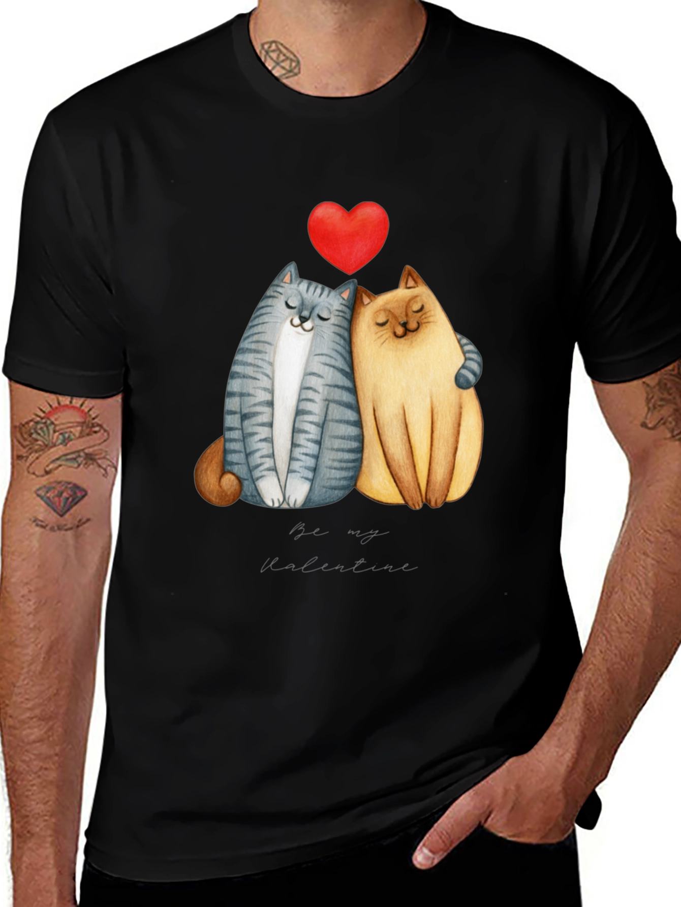 Cute Cats Valentines Day T-Shirt