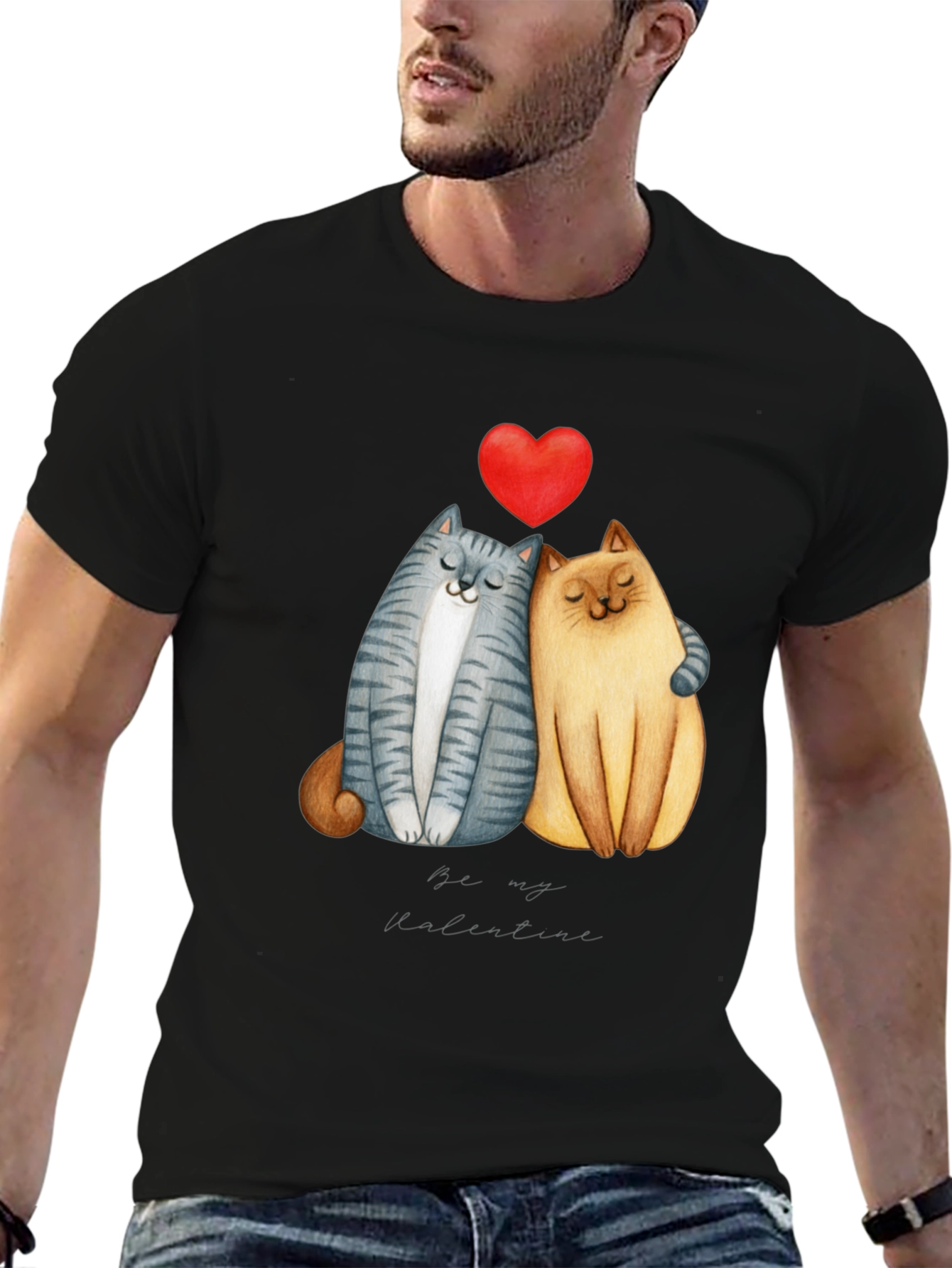 Cute Cats Valentines Day T-Shirt
