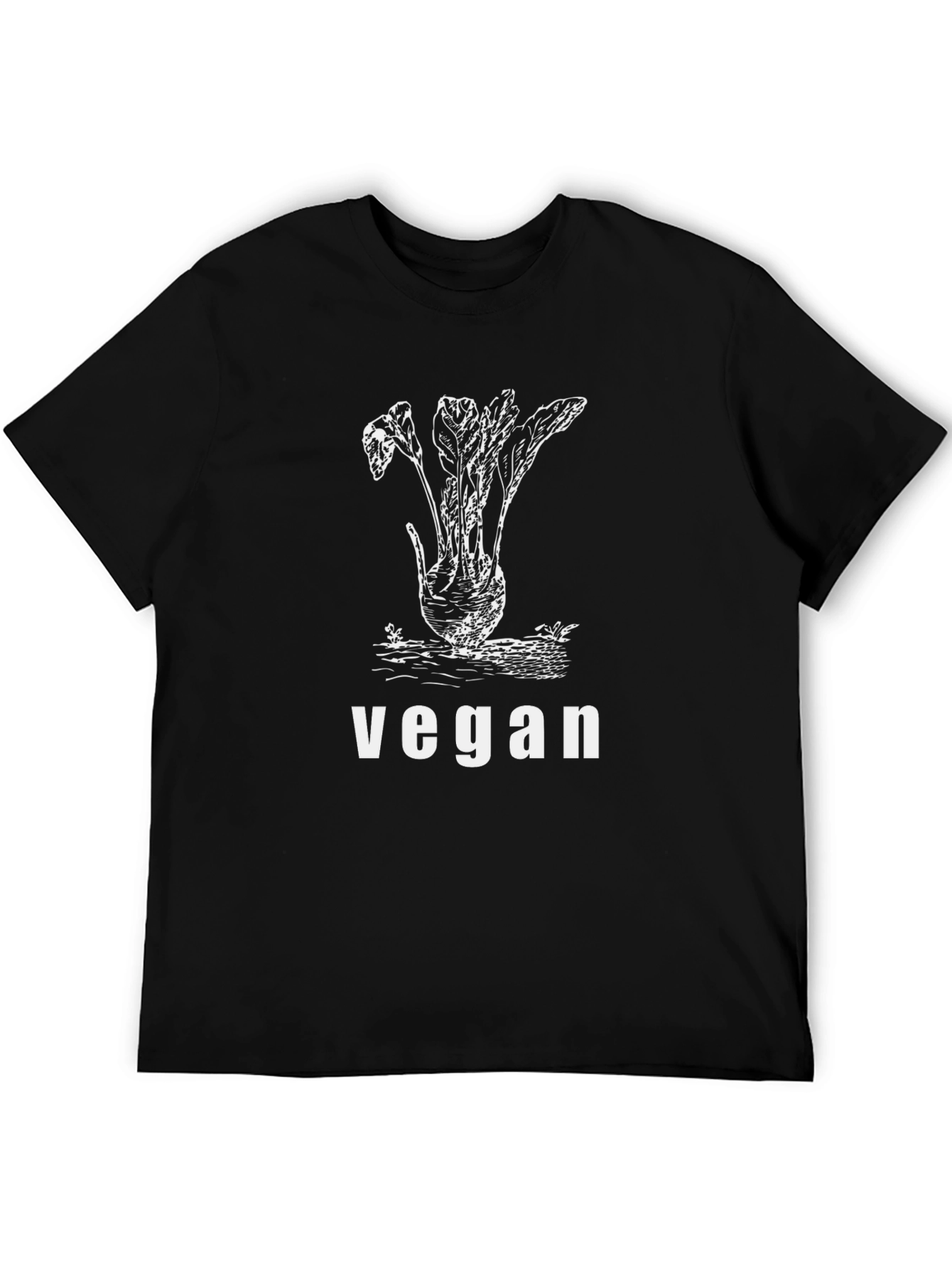 Vegan Beet T-Shirt - Black Graphic Tee