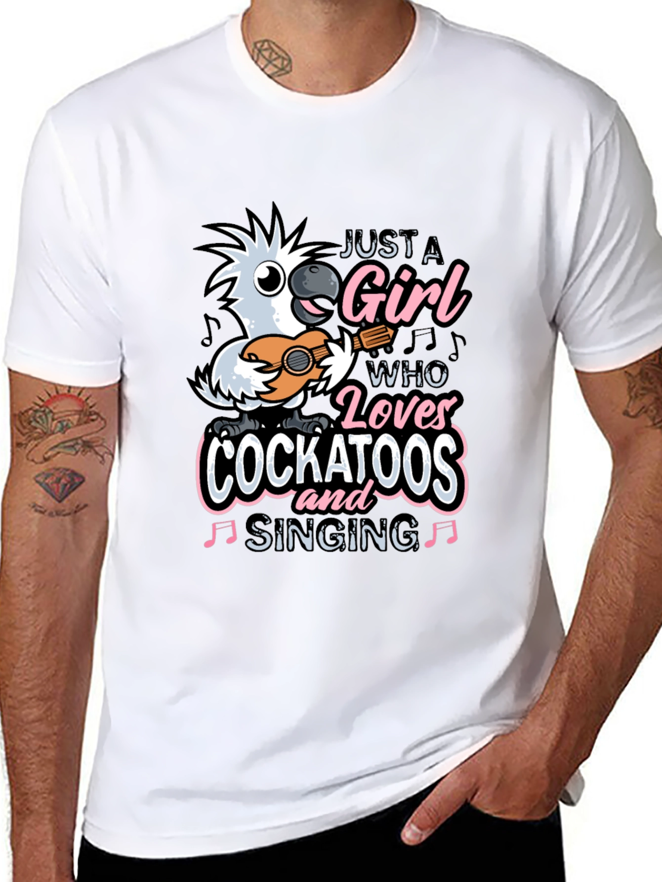Just a Girl Who Loves Cockatoos T-Shirt