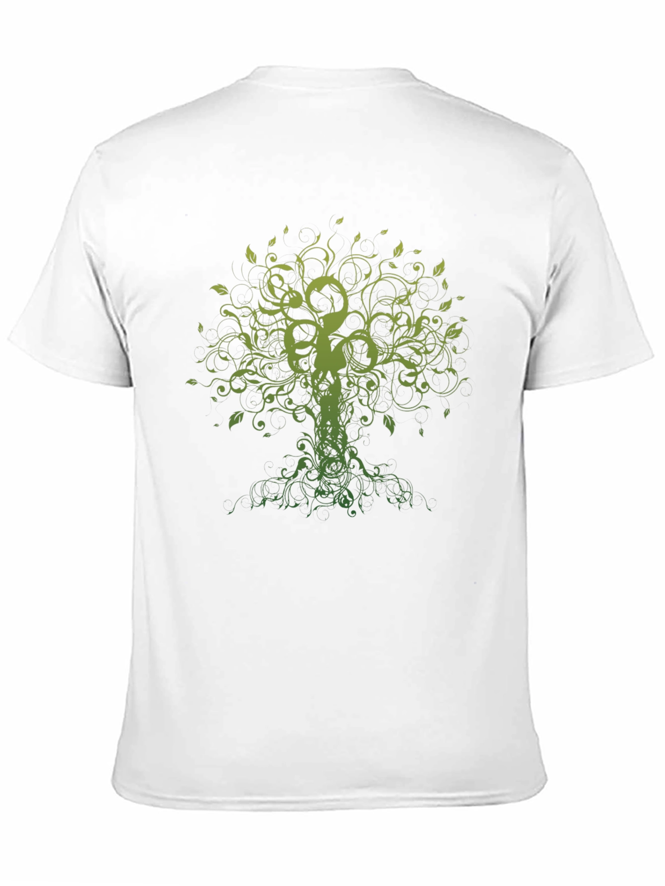 Unique Tree of Life Graphic Tee - Black