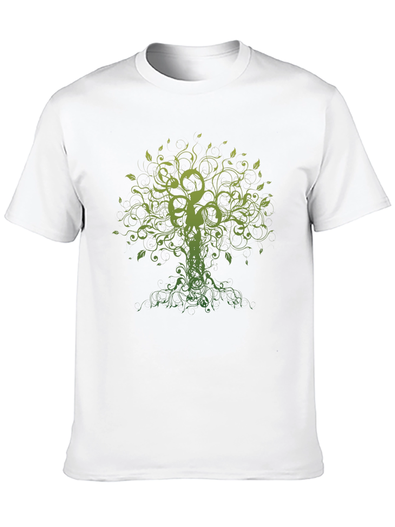 Unique Tree of Life Graphic Tee - Black