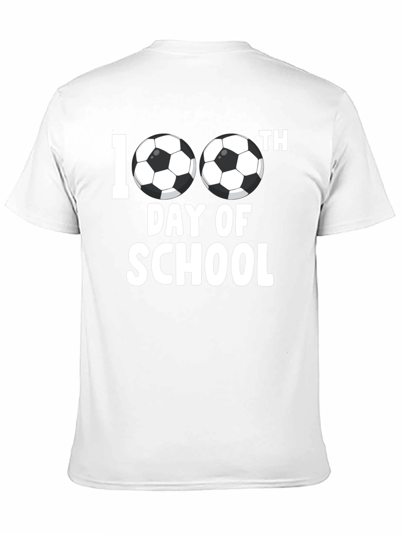 100th Day of School Soccer T-Shirt