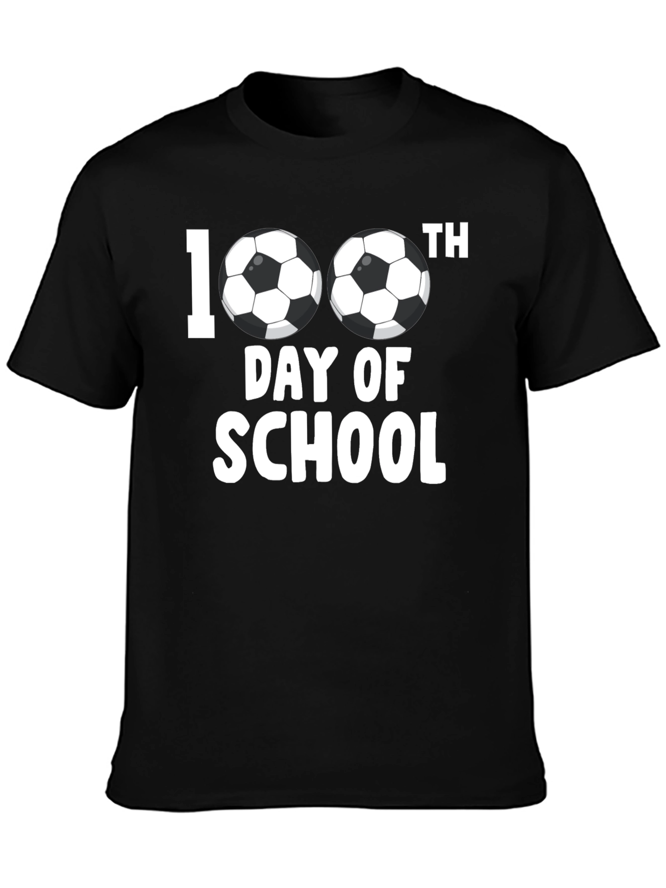 100th Day of School Soccer T-Shirt