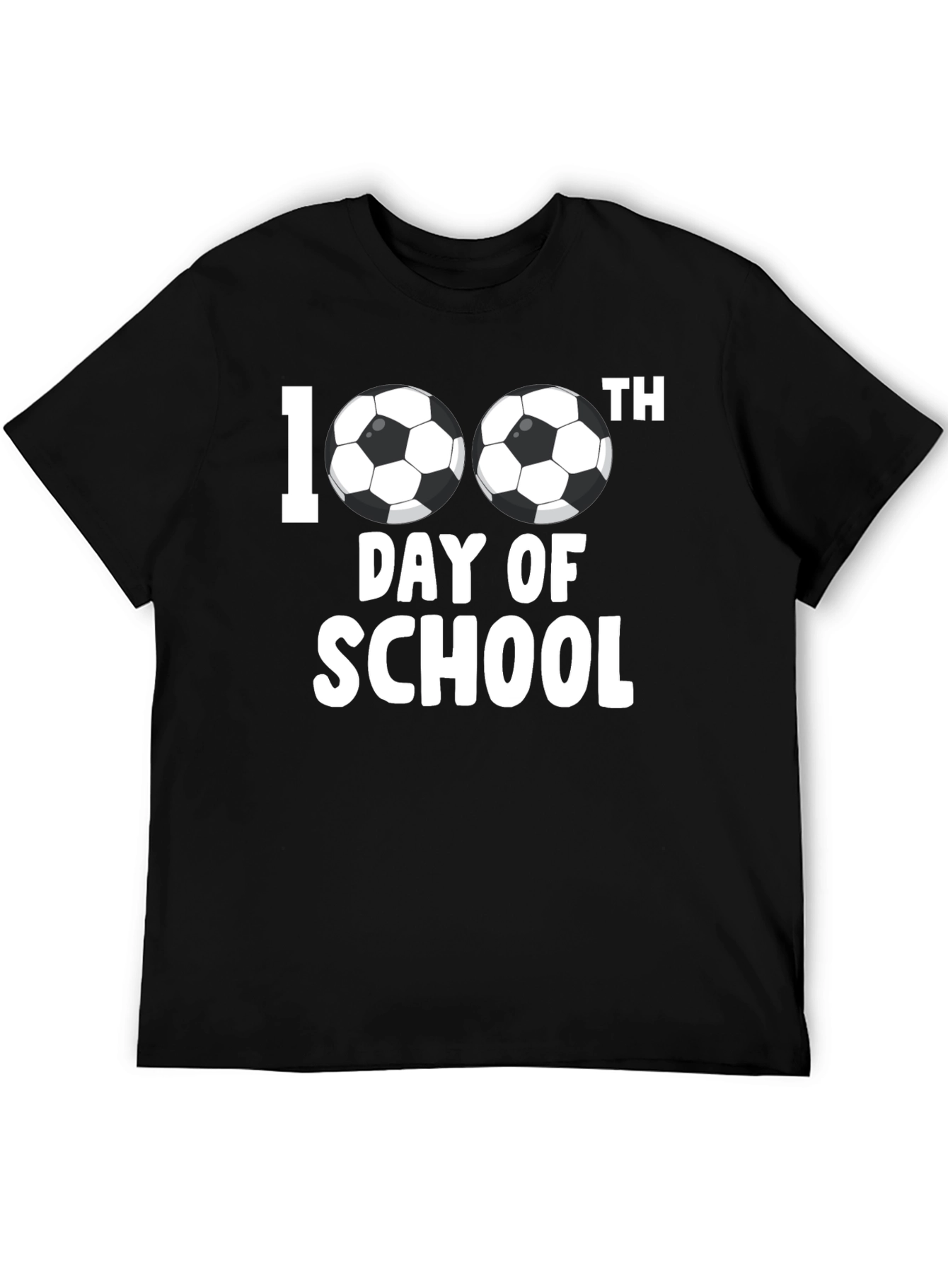 100th Day of School Soccer T-Shirt