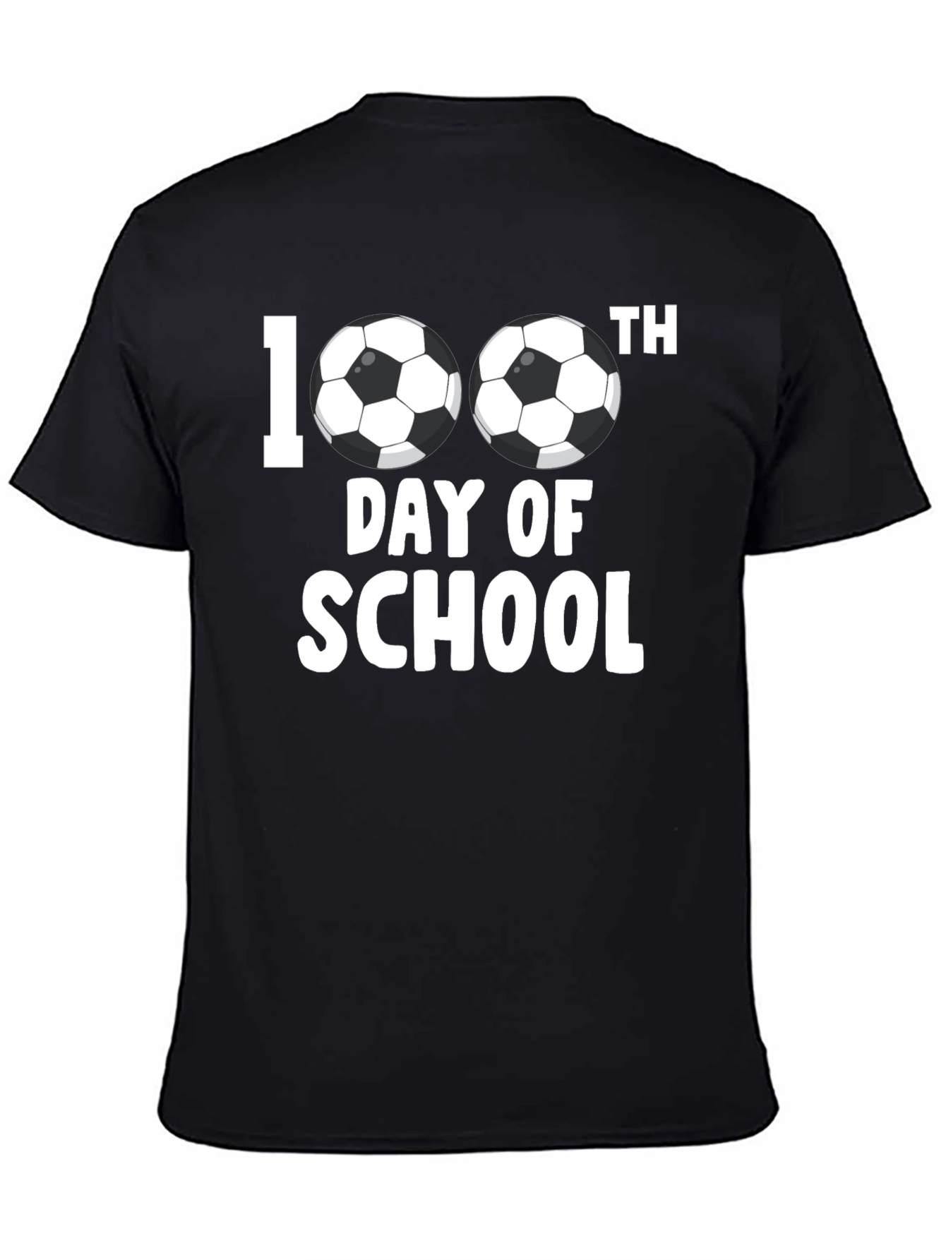 100th Day of School Soccer T-Shirt