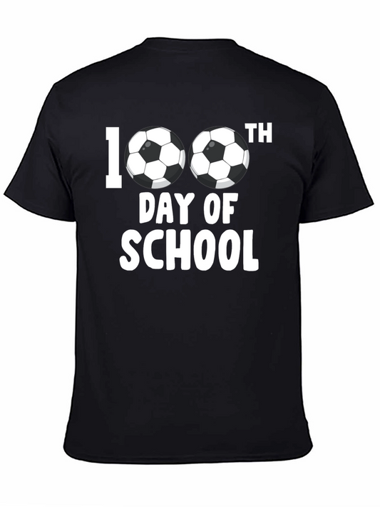 100th Day of School Soccer T-Shirt