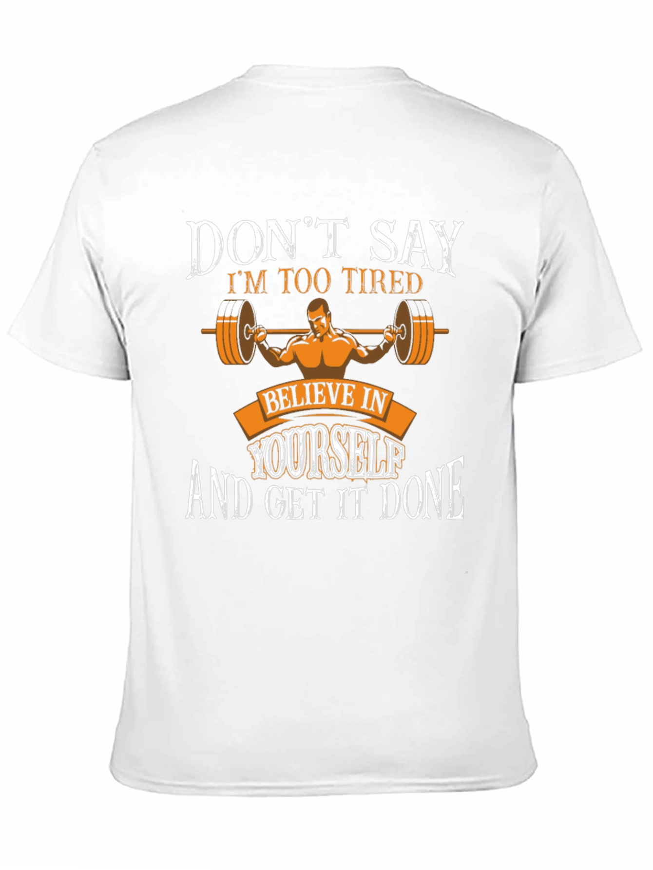 Motivational Workout T-Shirt - Believe in Yourself