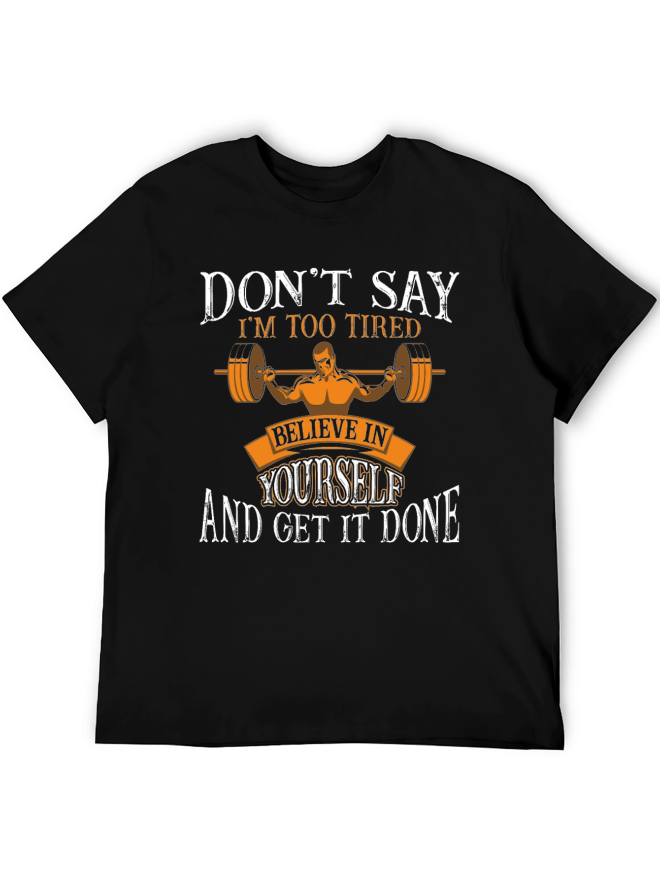 Motivational Workout T-Shirt - Believe in Yourself