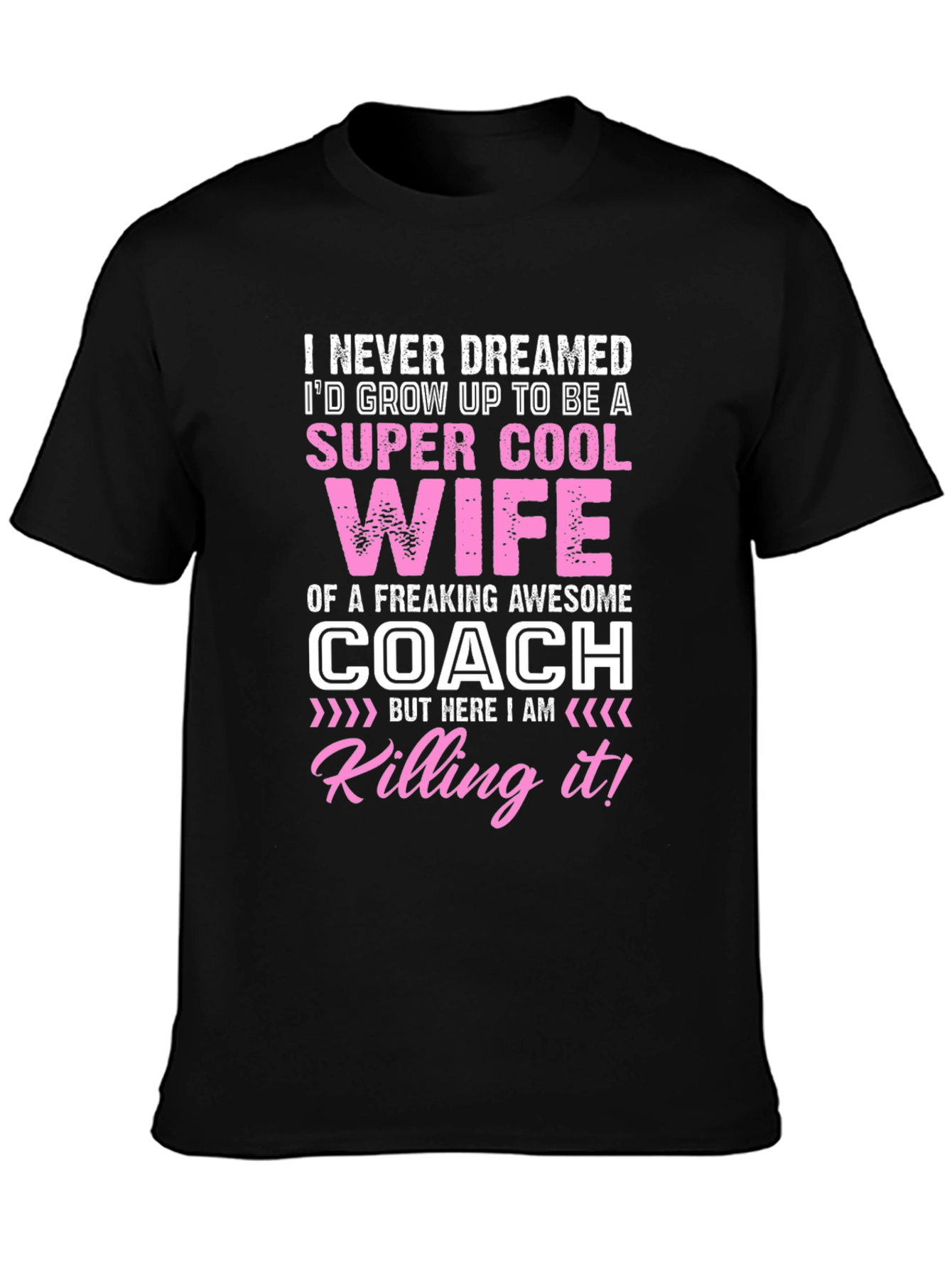 Super Cool Coach Wife Graphic T-Shirt