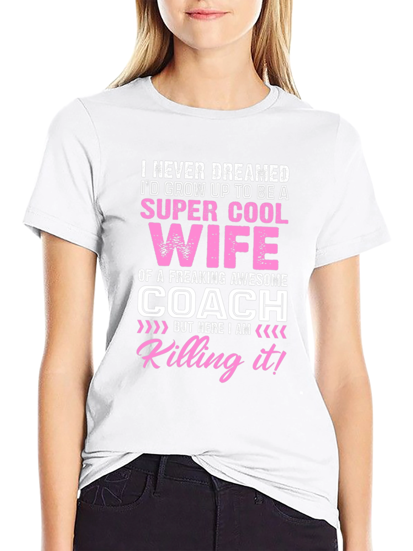 Super Cool Coach Wife Graphic T-Shirt