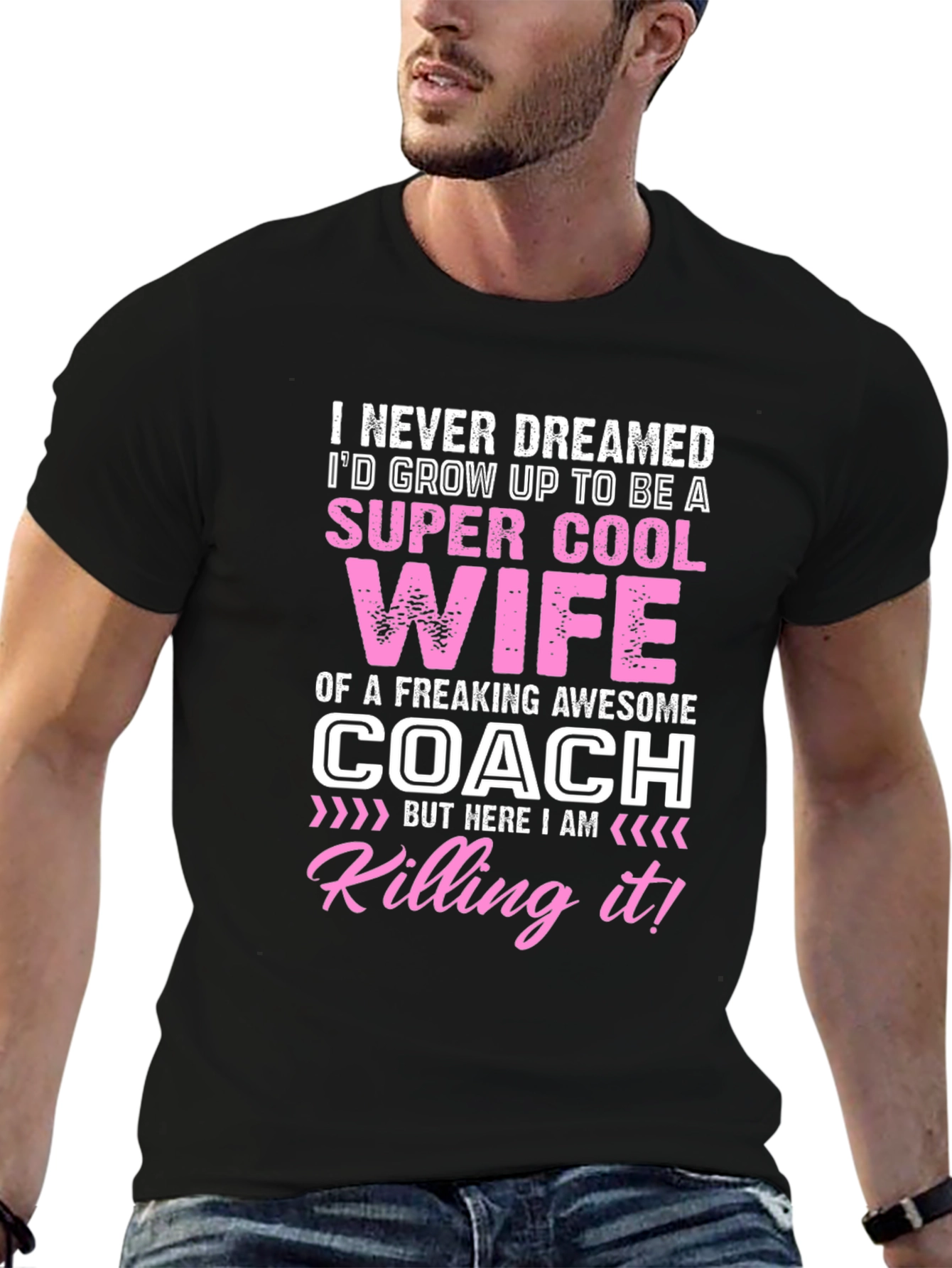 Super Cool Coach Wife Graphic T-Shirt
