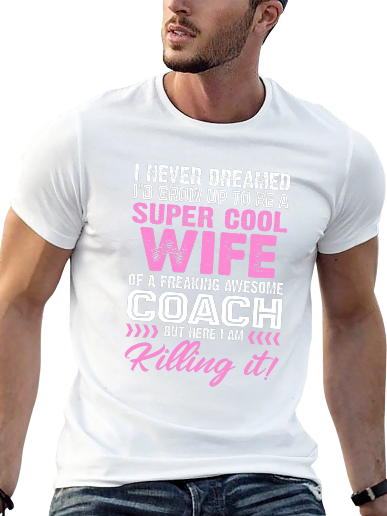 Super Cool Coach Wife Graphic T-Shirt