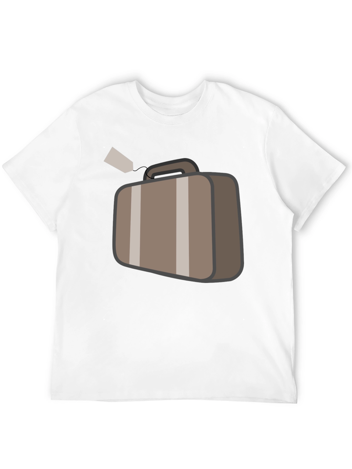 Travel Ready Graphic Tee - Suitcase Design