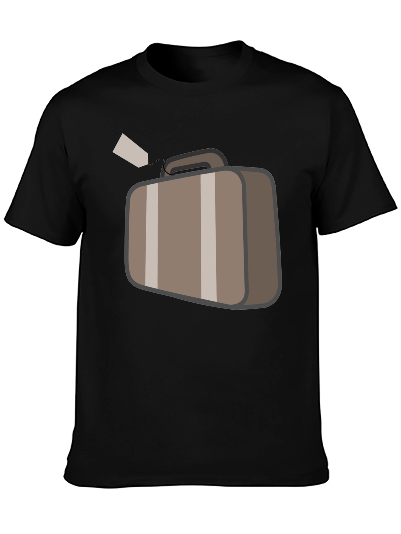 Travel Ready Graphic Tee - Suitcase Design
