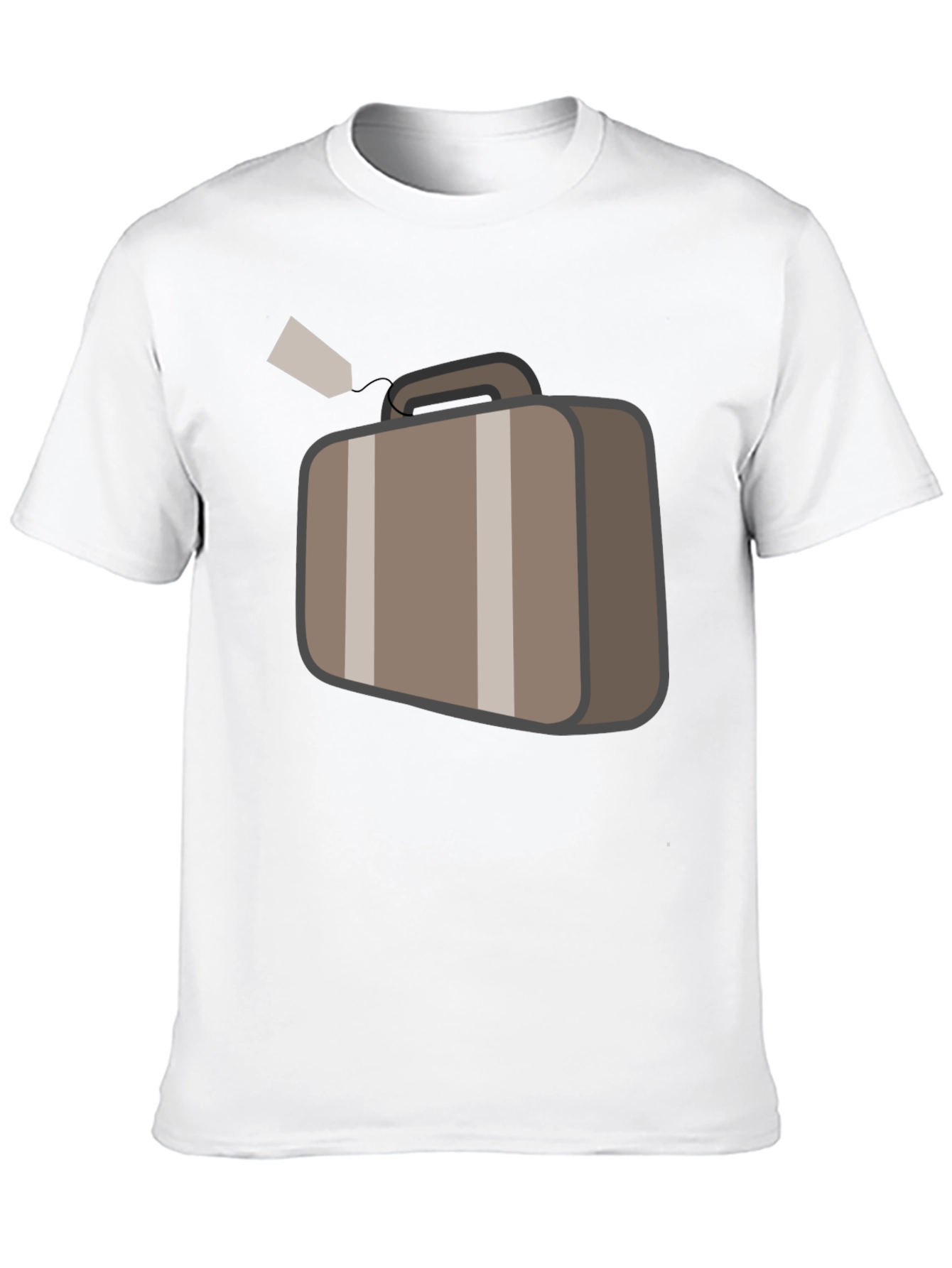 Travel Ready Graphic Tee - Suitcase Design