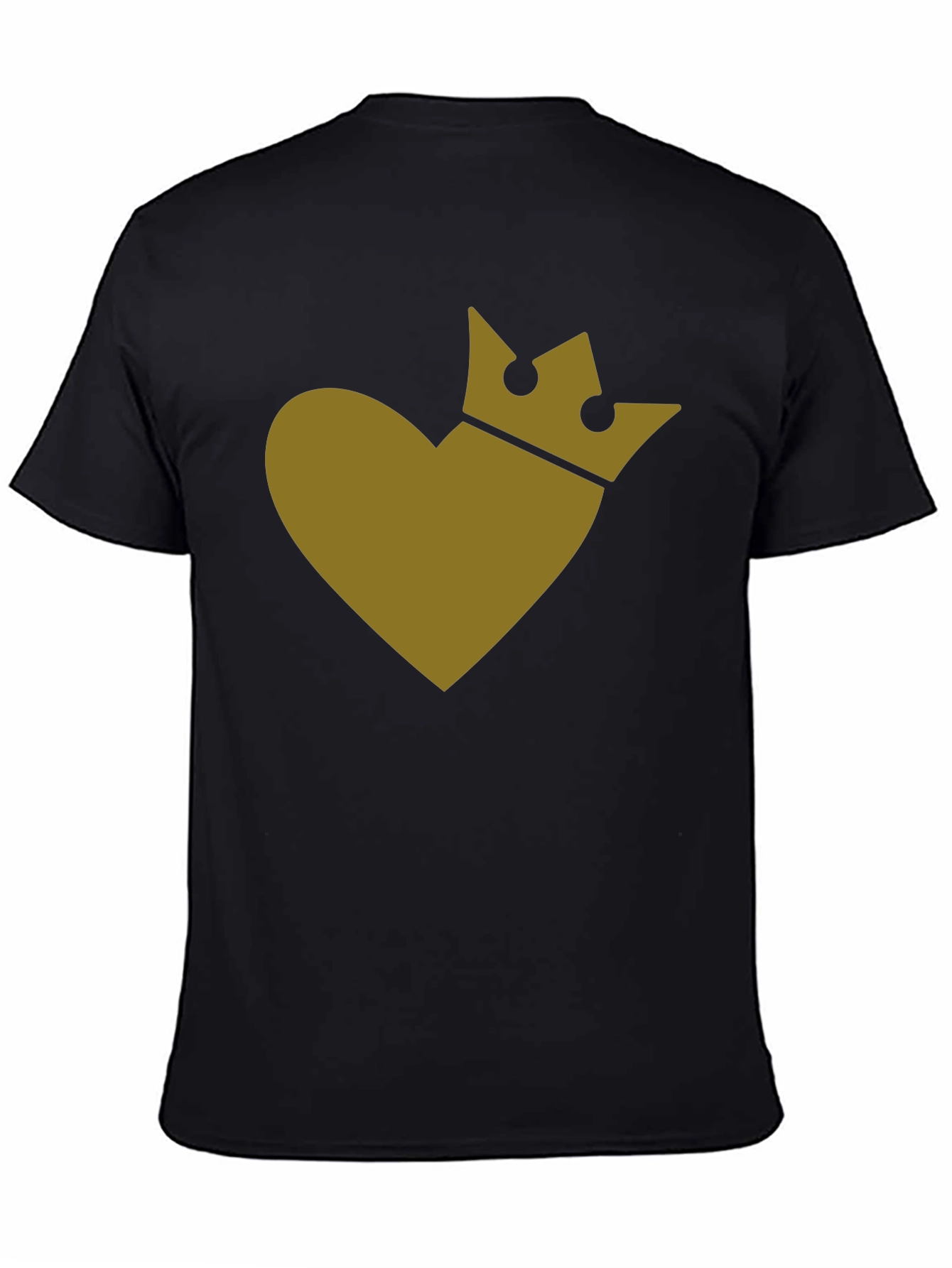 King Heart Tee - Stylish Crown Heart Graphic T-Shirt