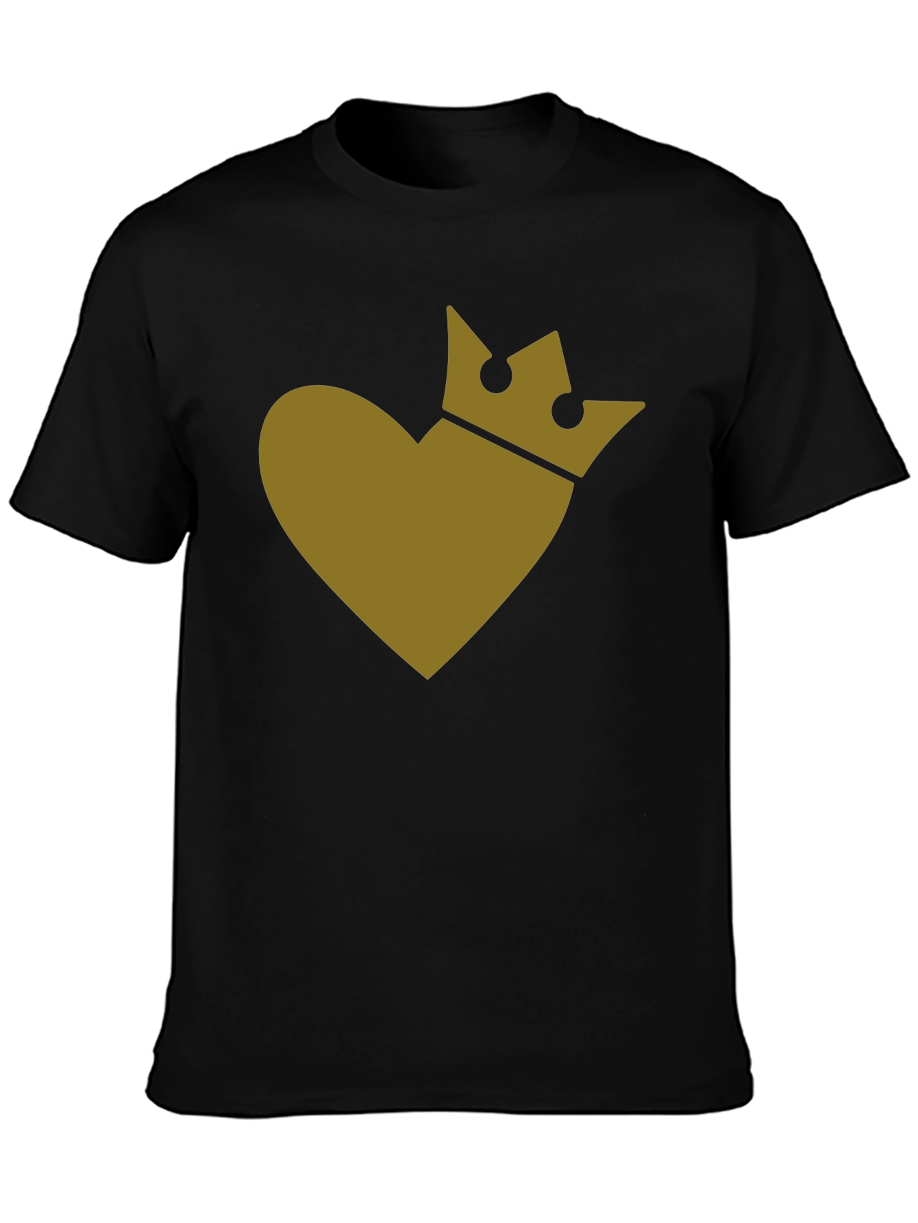 King Heart Tee - Stylish Crown Heart Graphic T-Shirt
