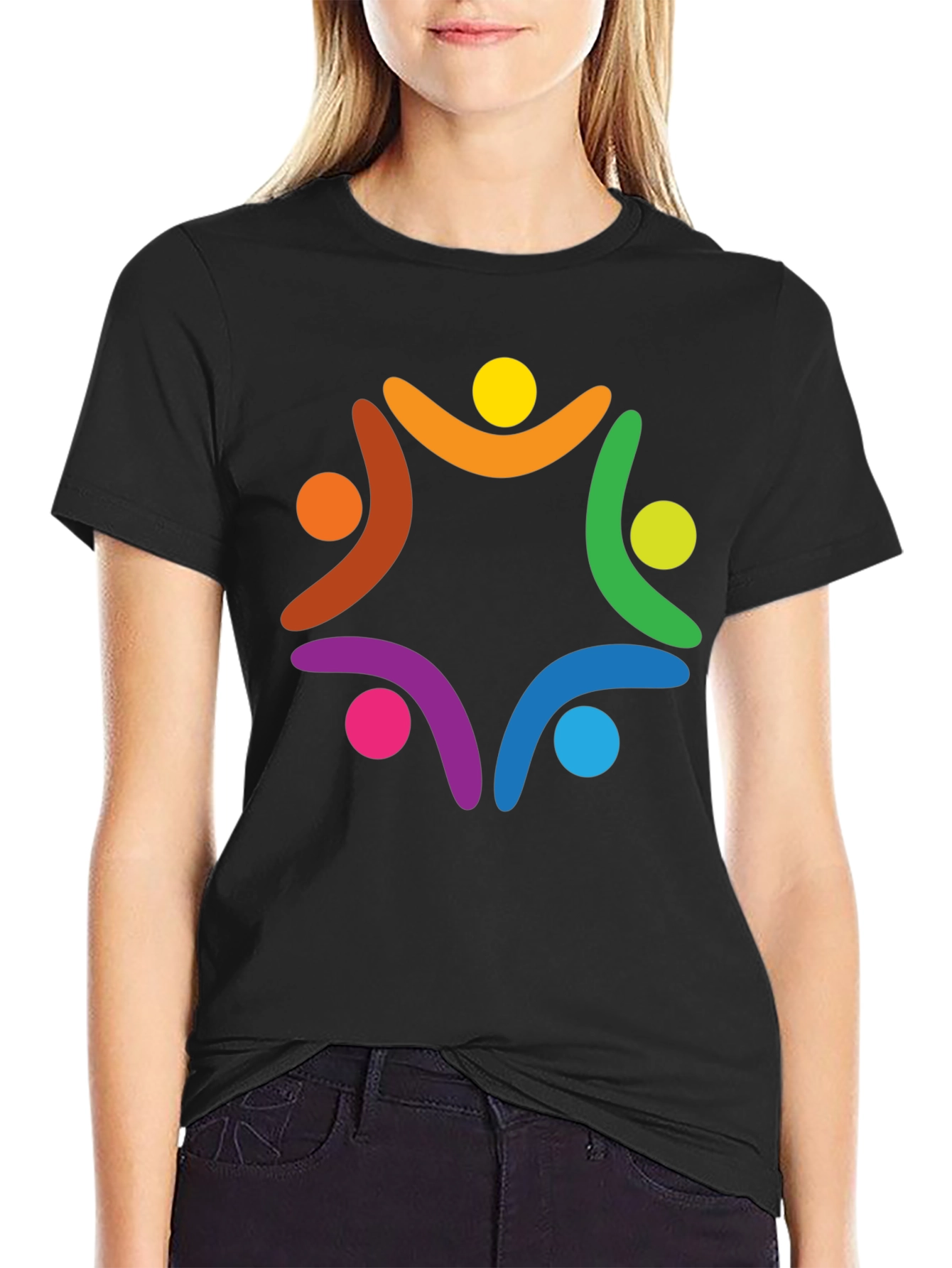 Unity Graphic Tee - Black Cotton Blend