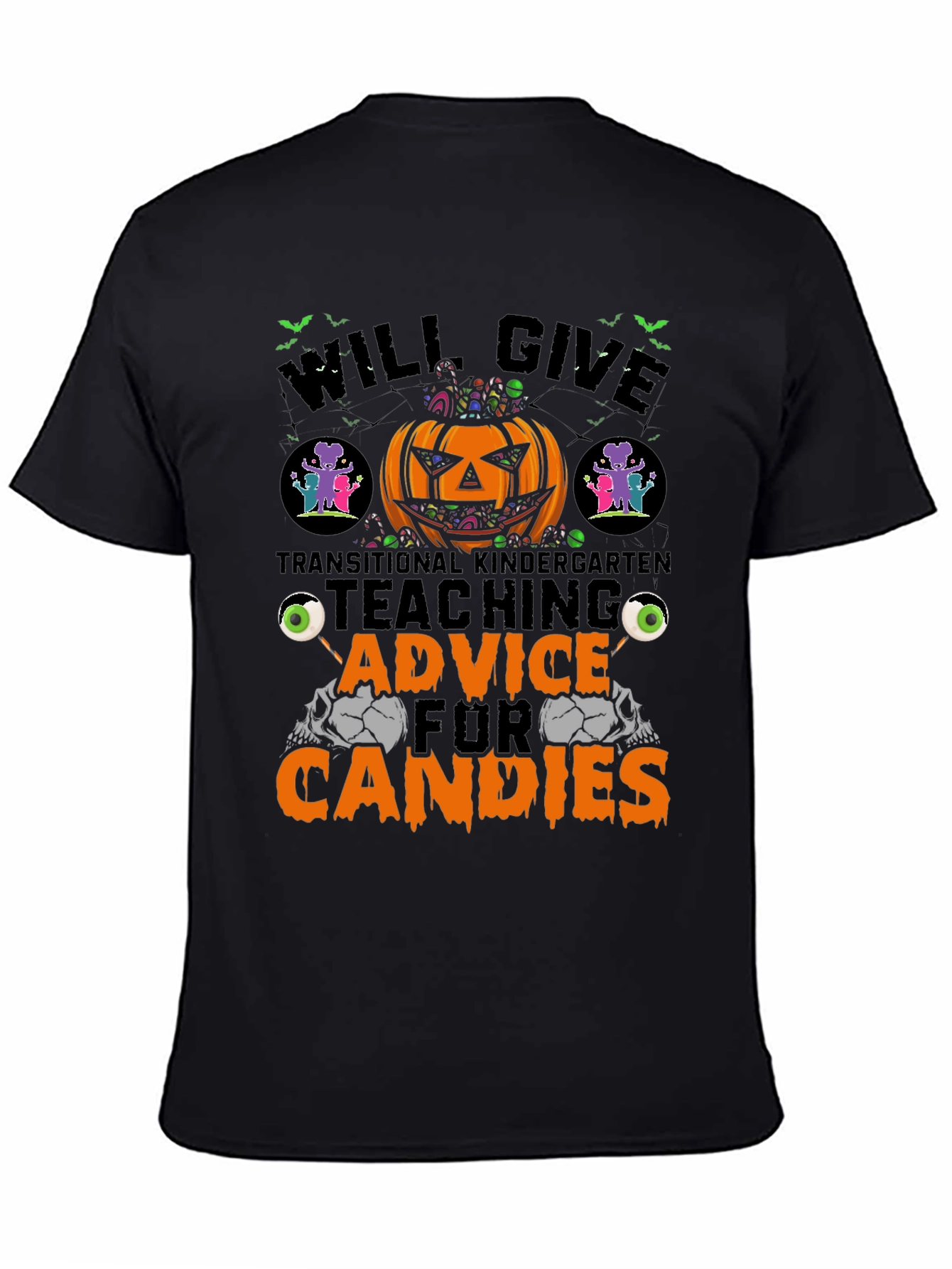 Halloween Teacher T-Shirt: Teaching Advice for Candies