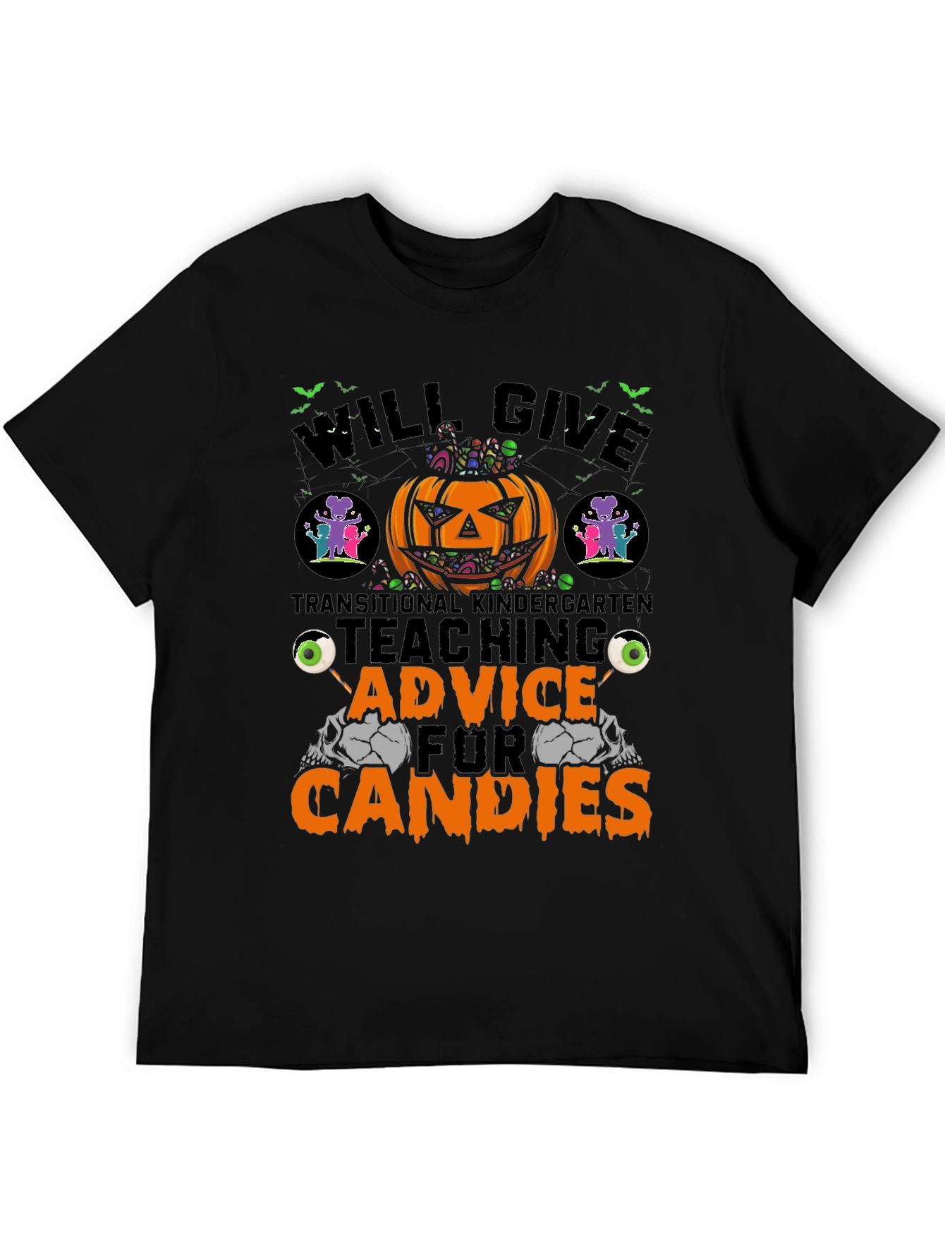 Halloween Teacher T-Shirt: Teaching Advice for Candies