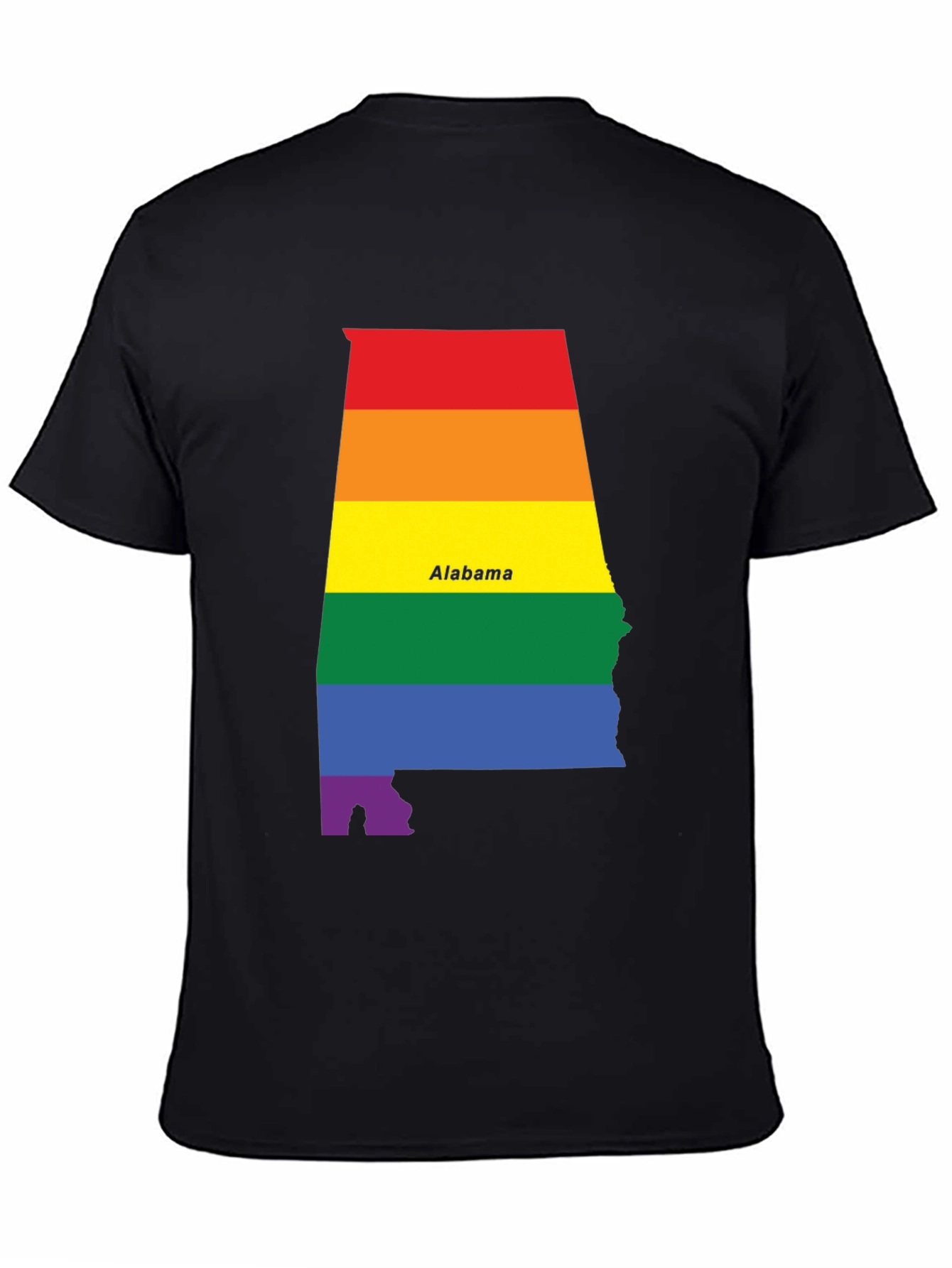 Alabama Pride T-Shirt - Rainbow State Pride