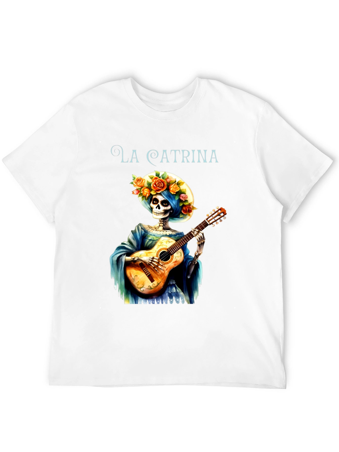 La Catrina Guitarist Graphic T-Shirt