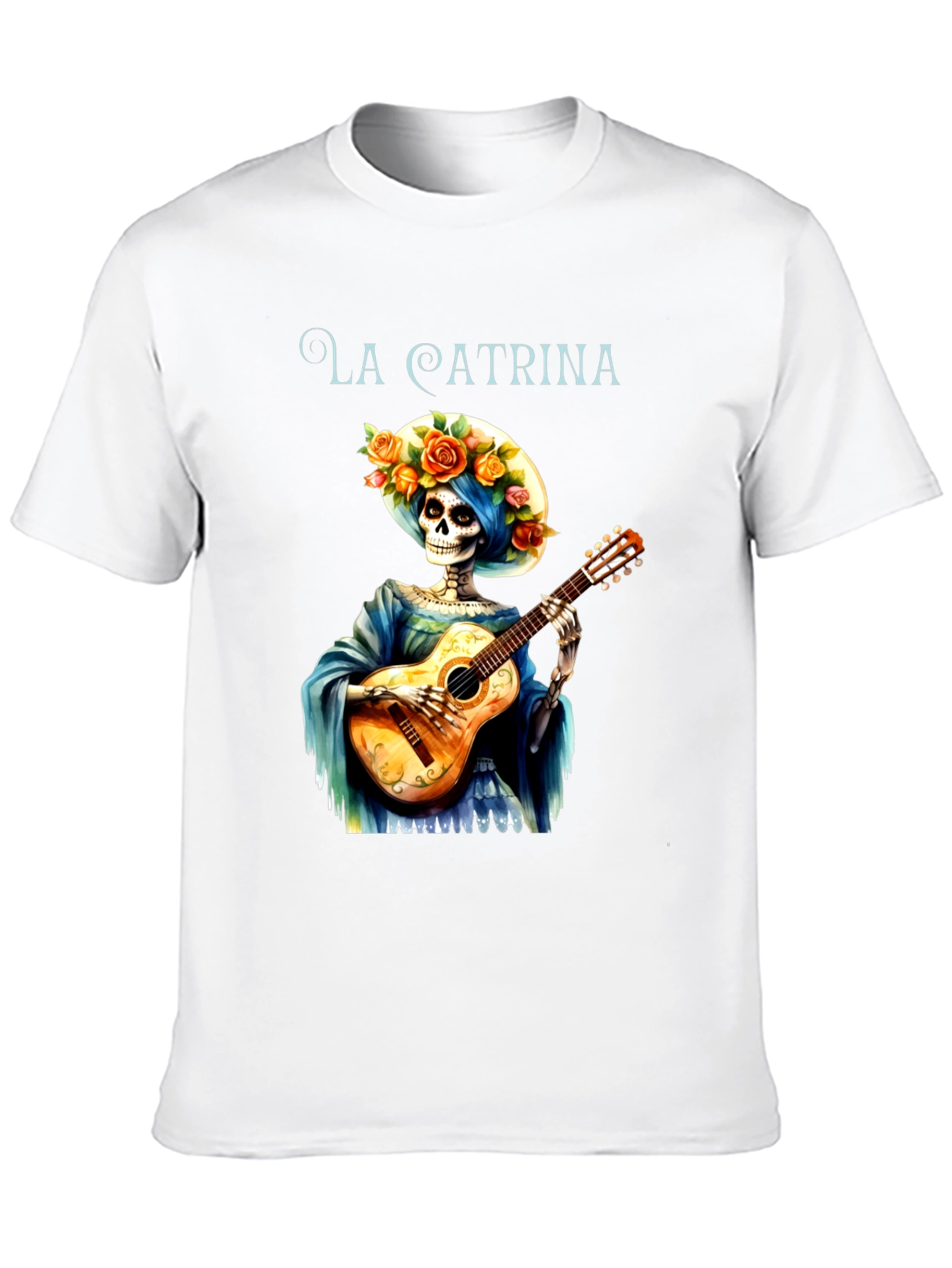 La Catrina Guitarist Graphic T-Shirt