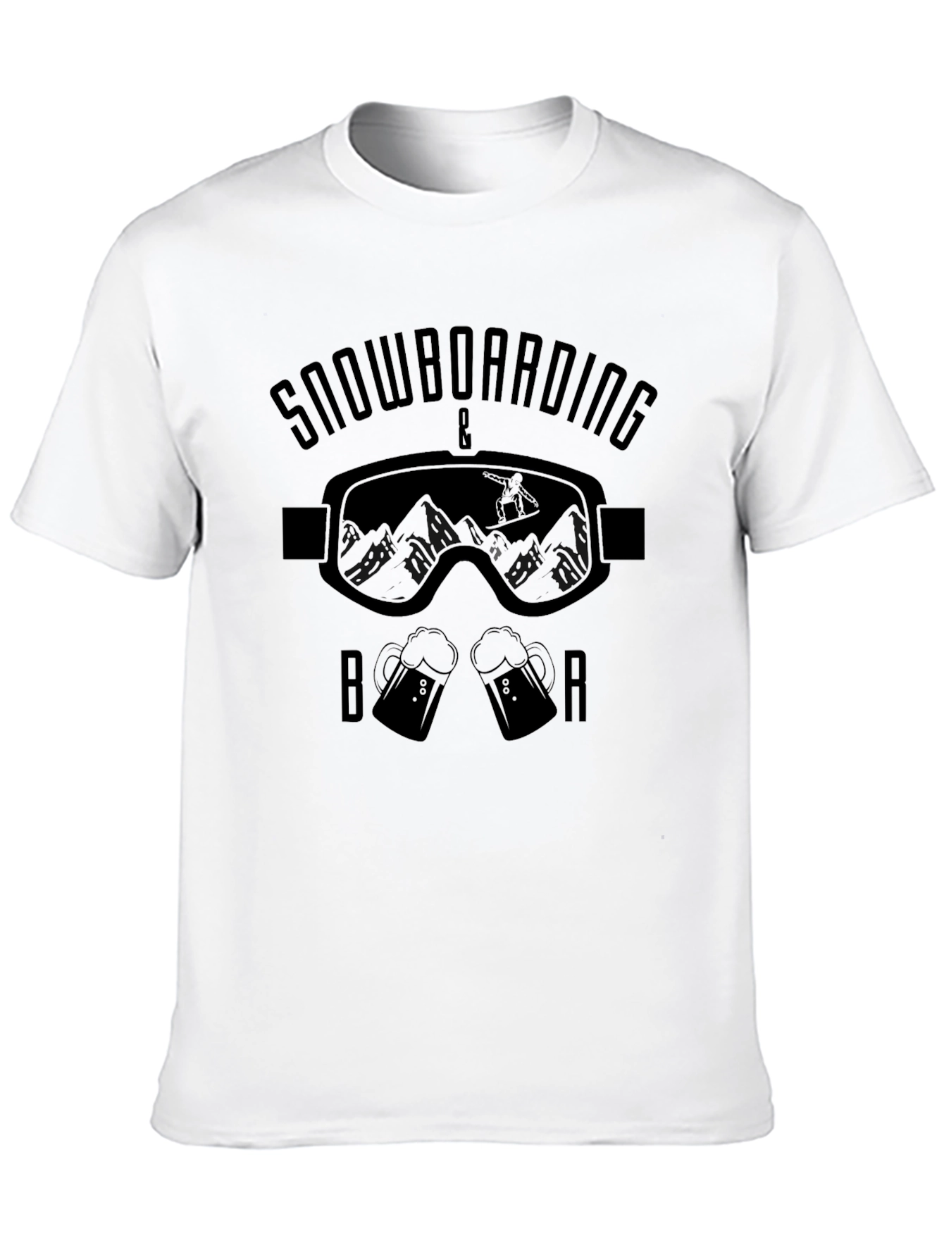 Snowboarding & Beer Graphic T-Shirt