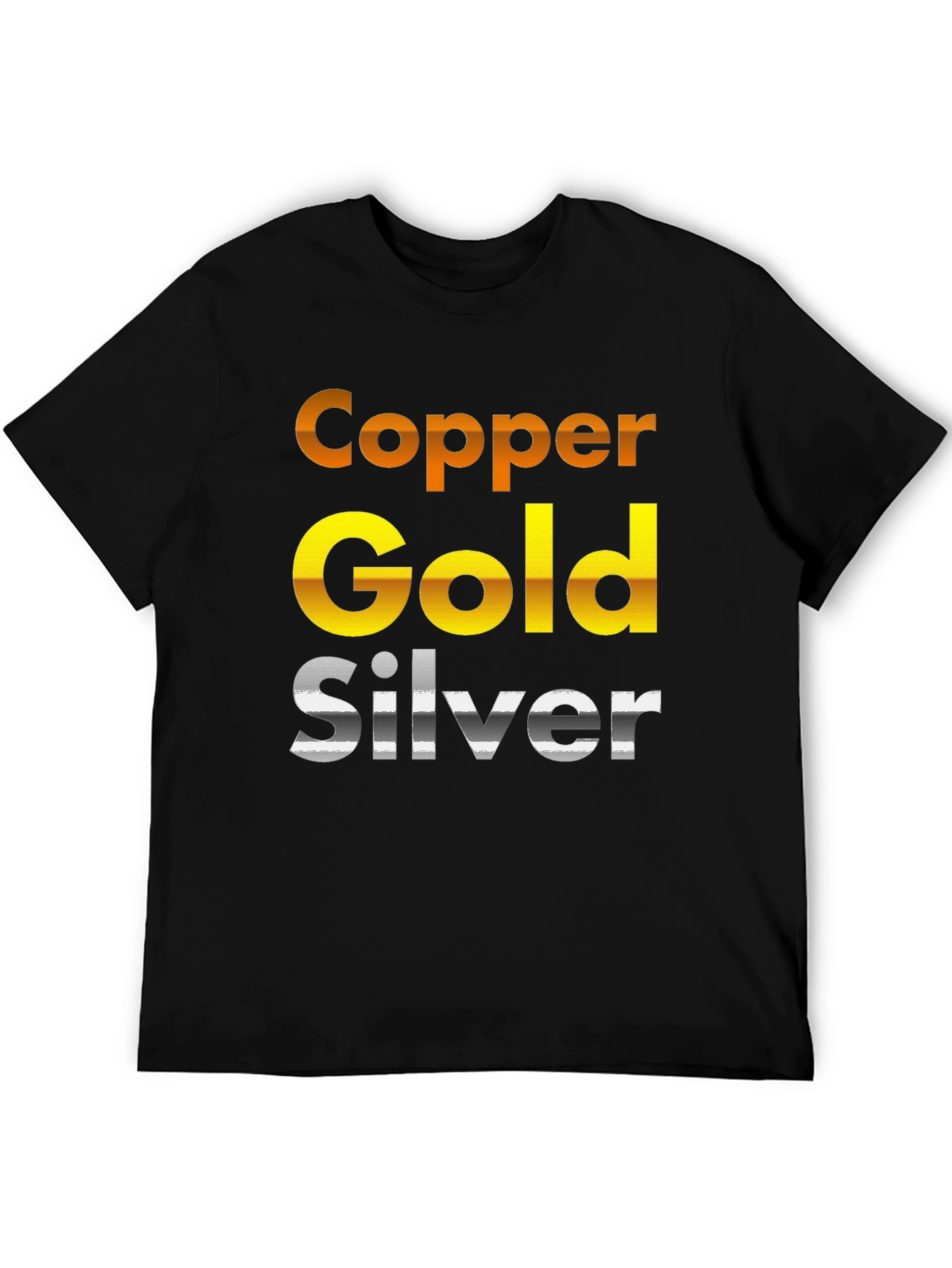 Copper Gold Silver T-Shirt