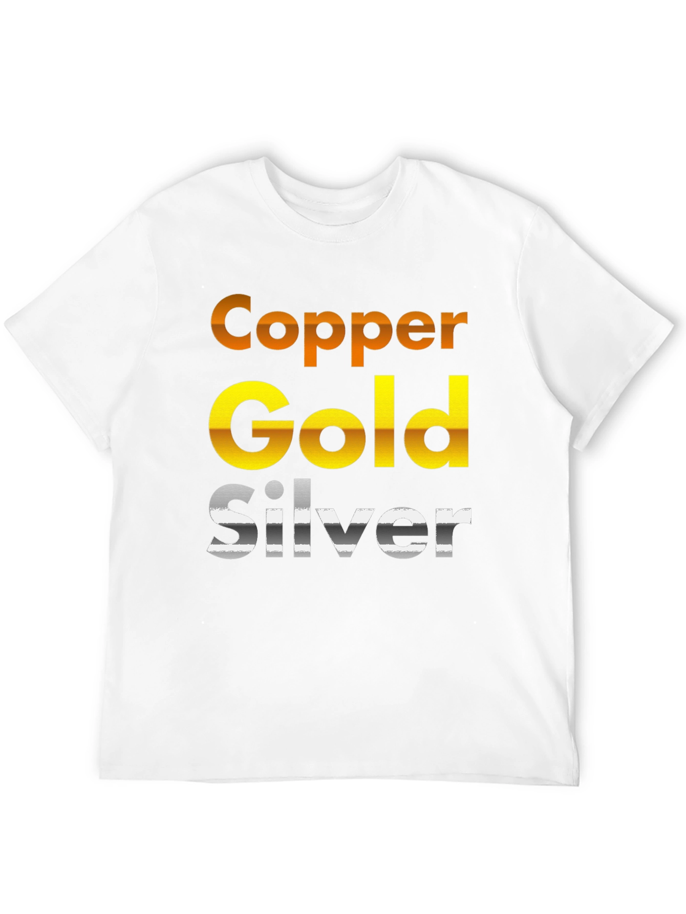 Copper Gold Silver T-Shirt