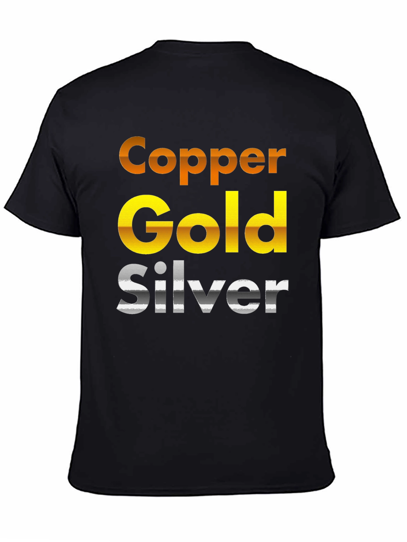 Copper Gold Silver T-Shirt