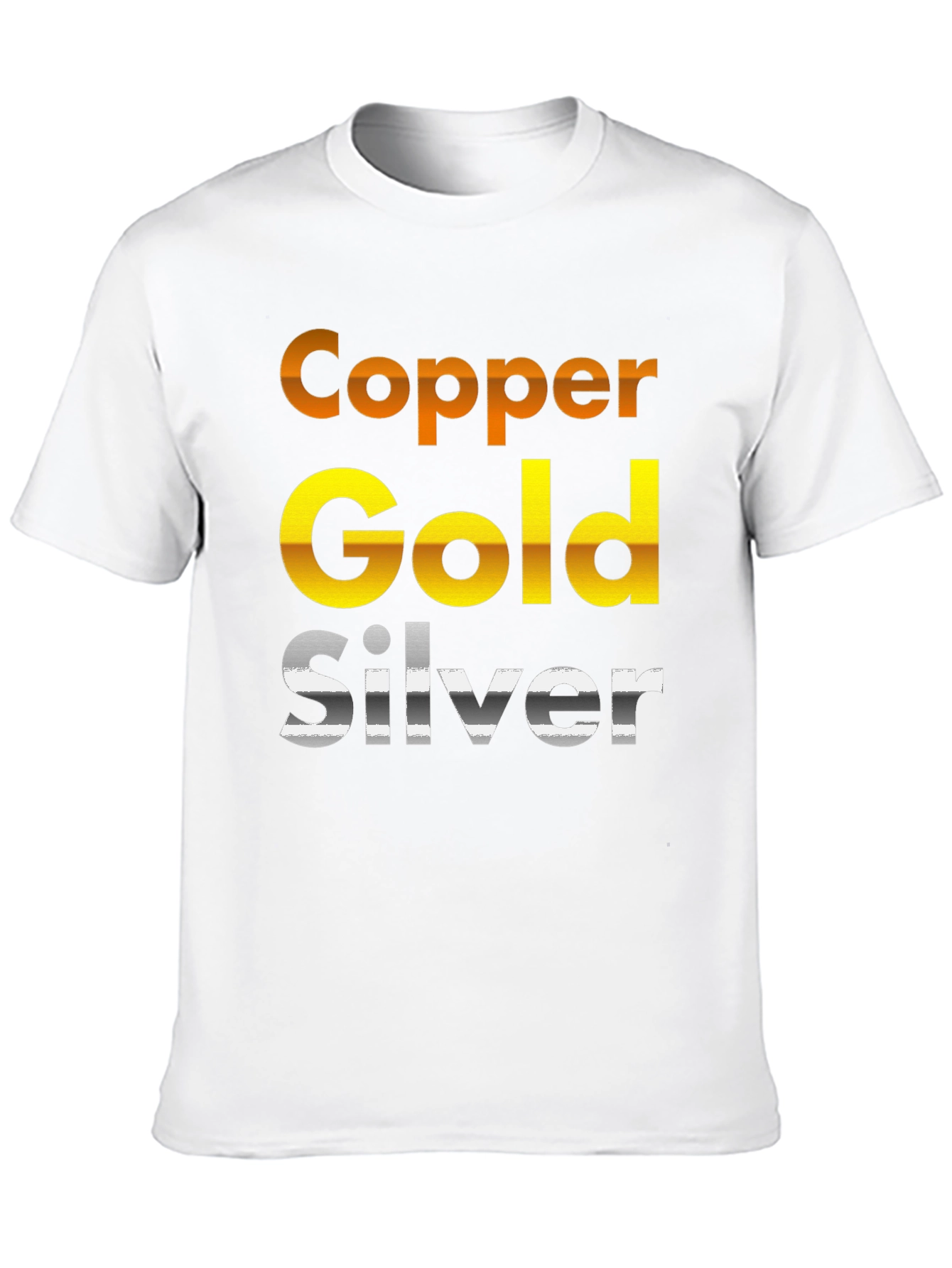 Copper Gold Silver T-Shirt