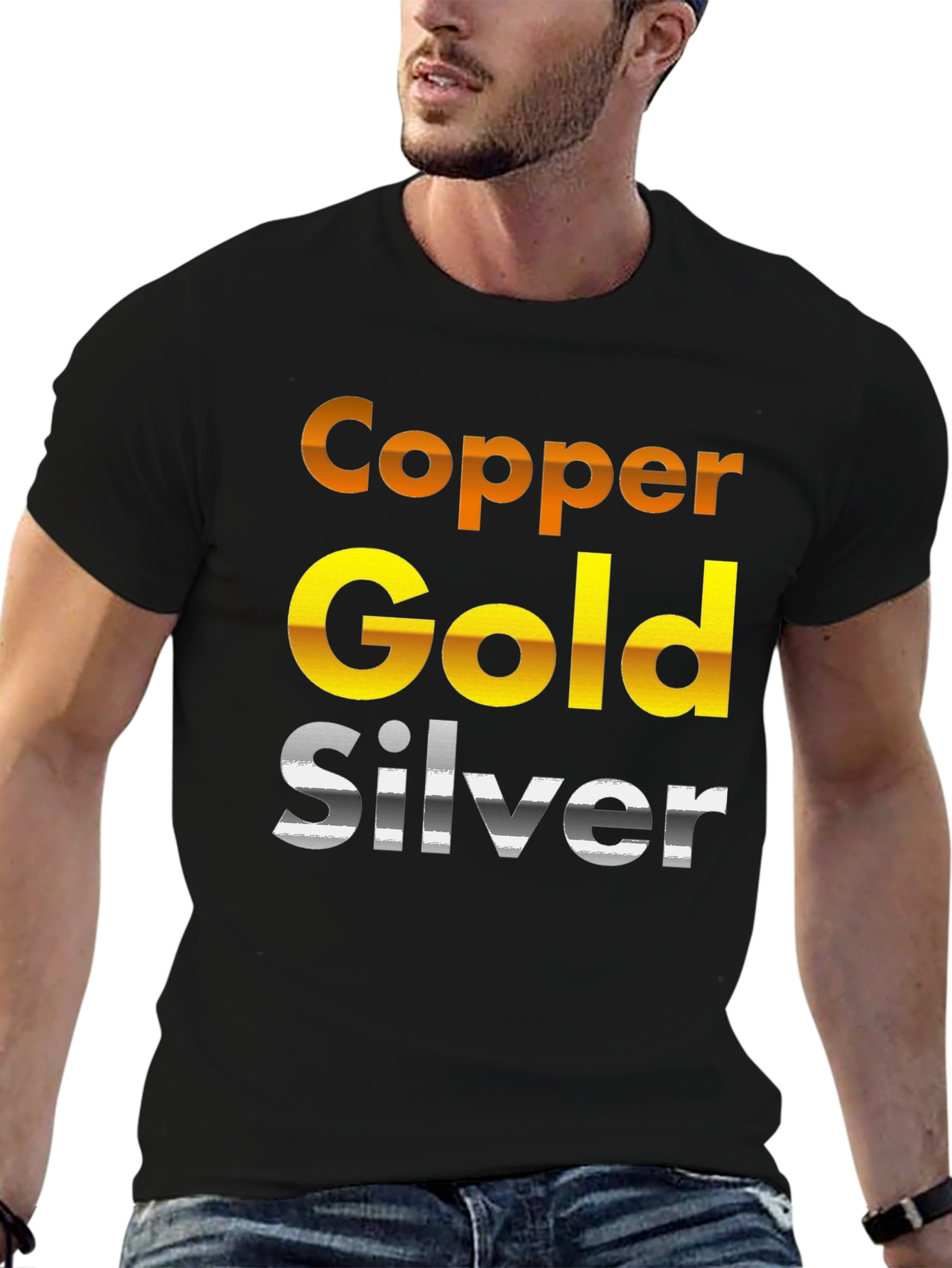 Copper Gold Silver T-Shirt