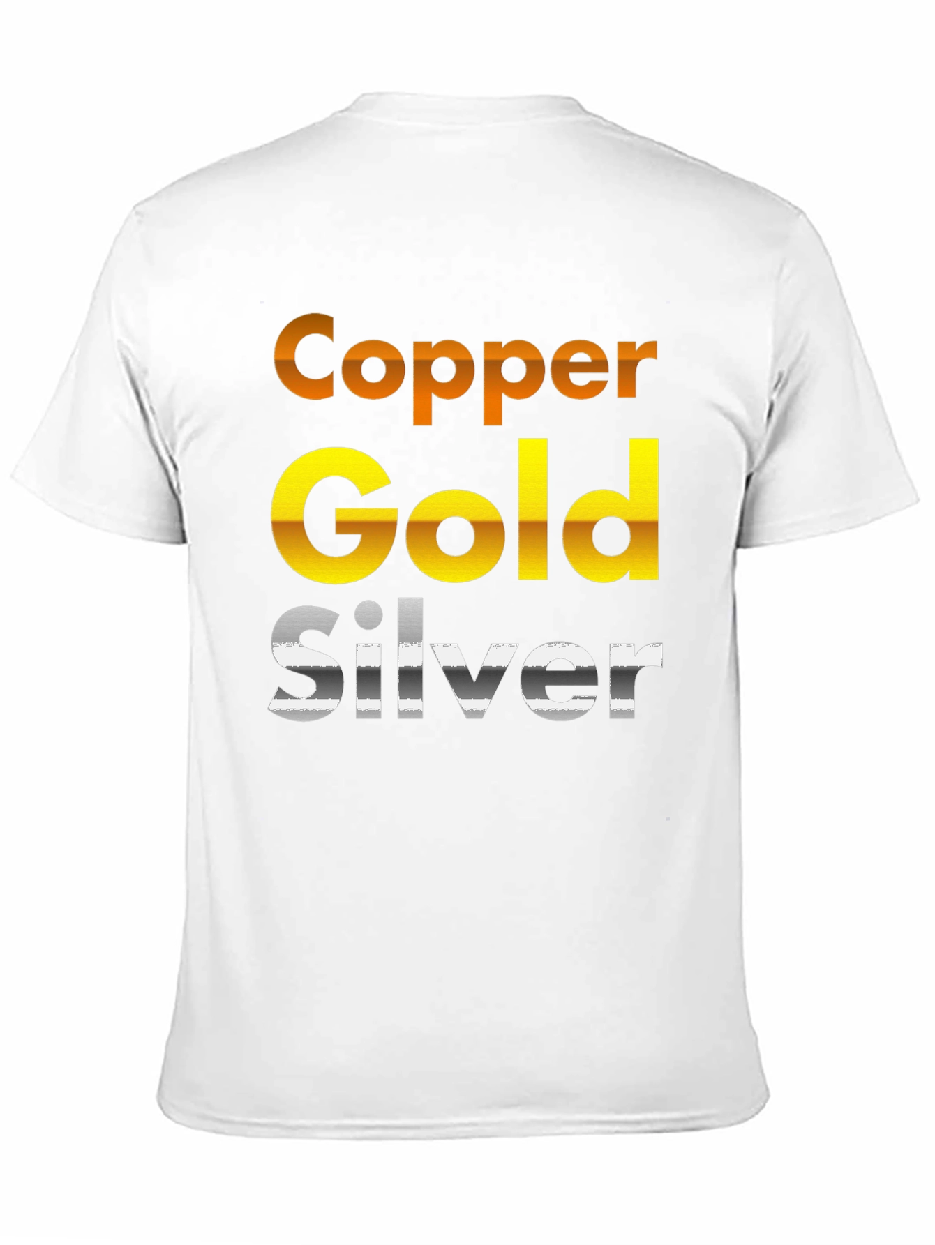 Copper Gold Silver T-Shirt